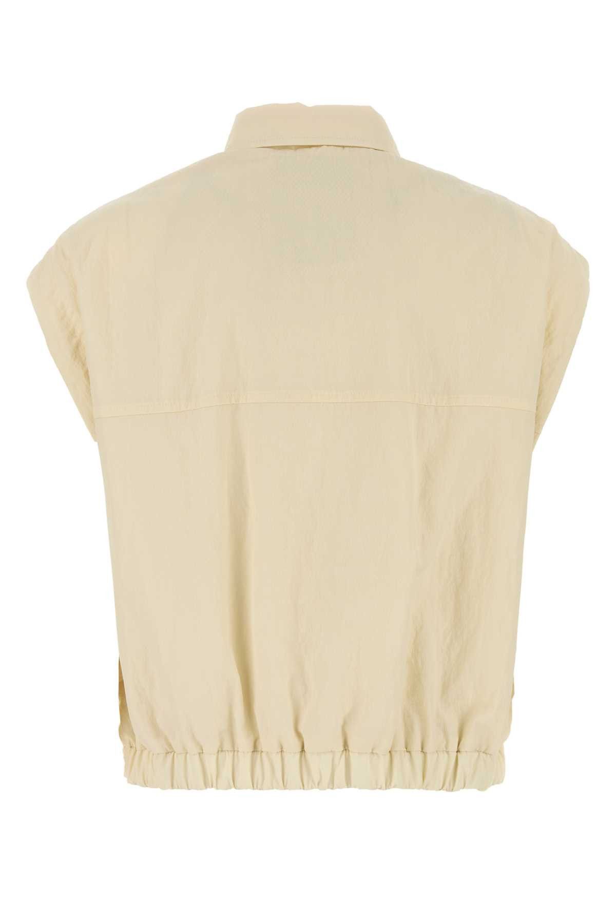 Herno Cream Nylon Vest Size XS / US 0-2 / IT 36-38 - 2 Thumbnail