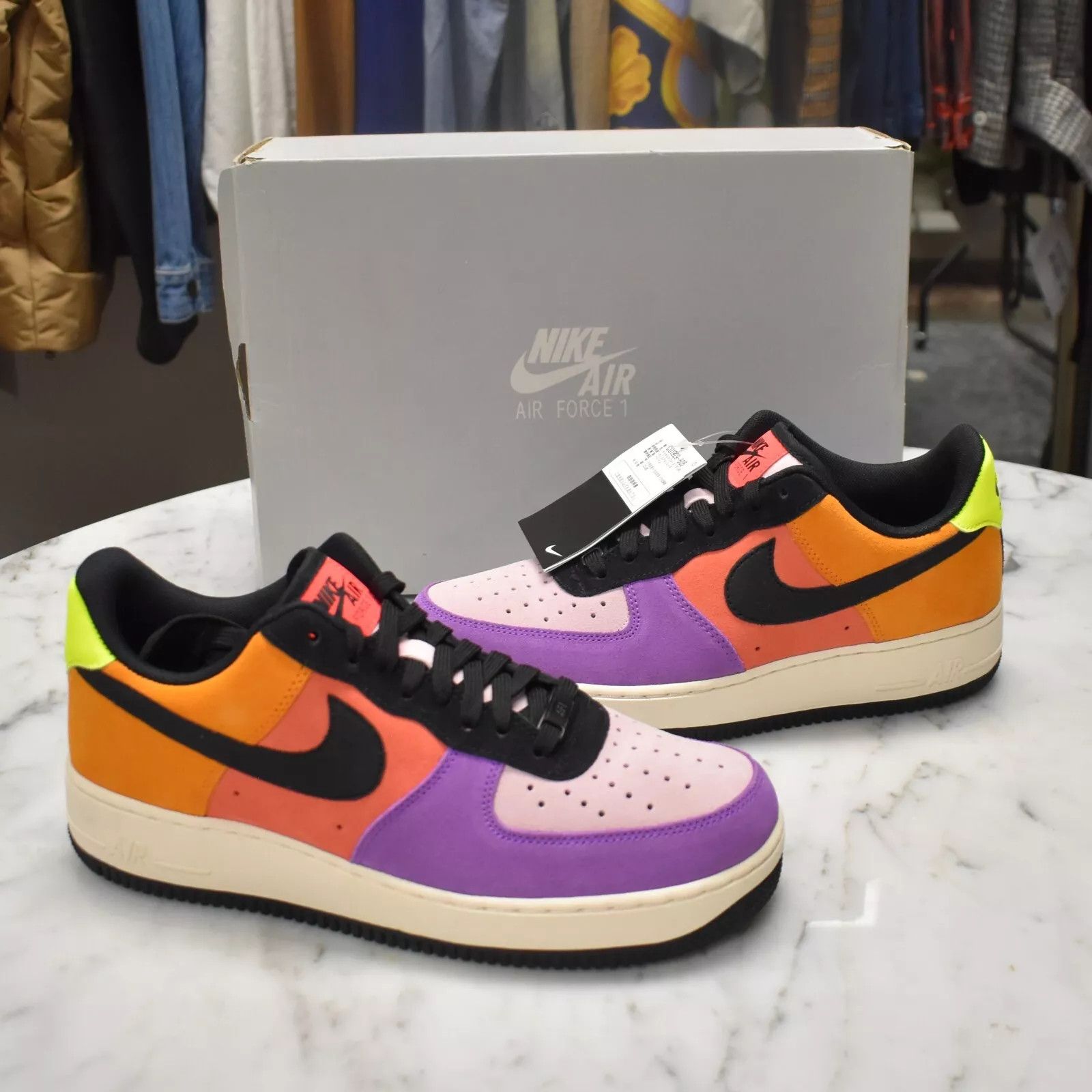 Nike × atmos Nike ATMOS Air Force 1 Pop The Street Suede Sneakers Size US 9 / EU 42 - 4 Thumbnail
