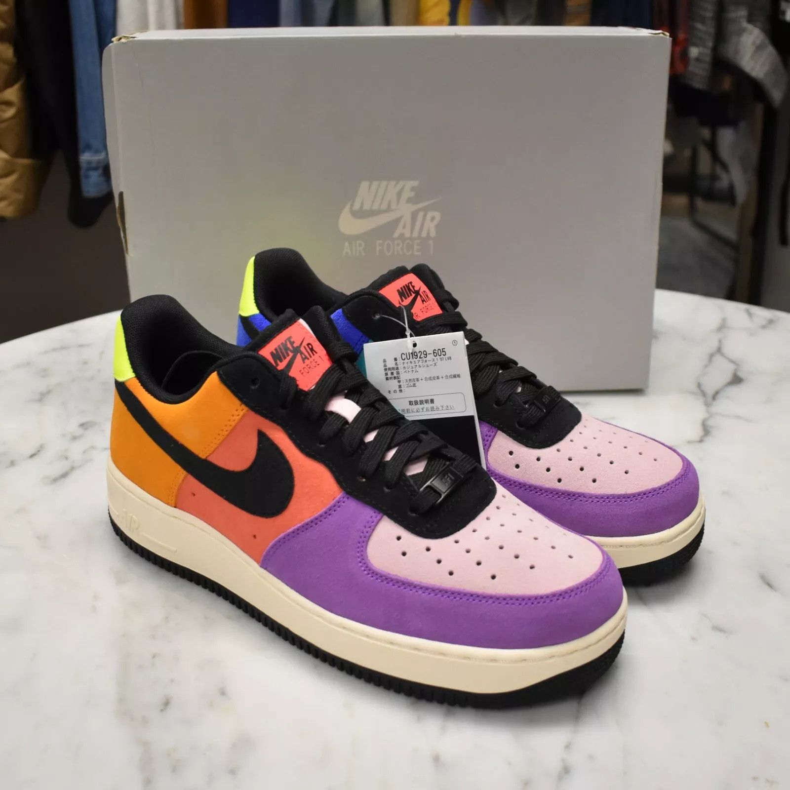 Nike × atmos Nike ATMOS Air Force 1 Pop The Street Suede Sneakers Size US 10 / EU 43 - 3 Thumbnail