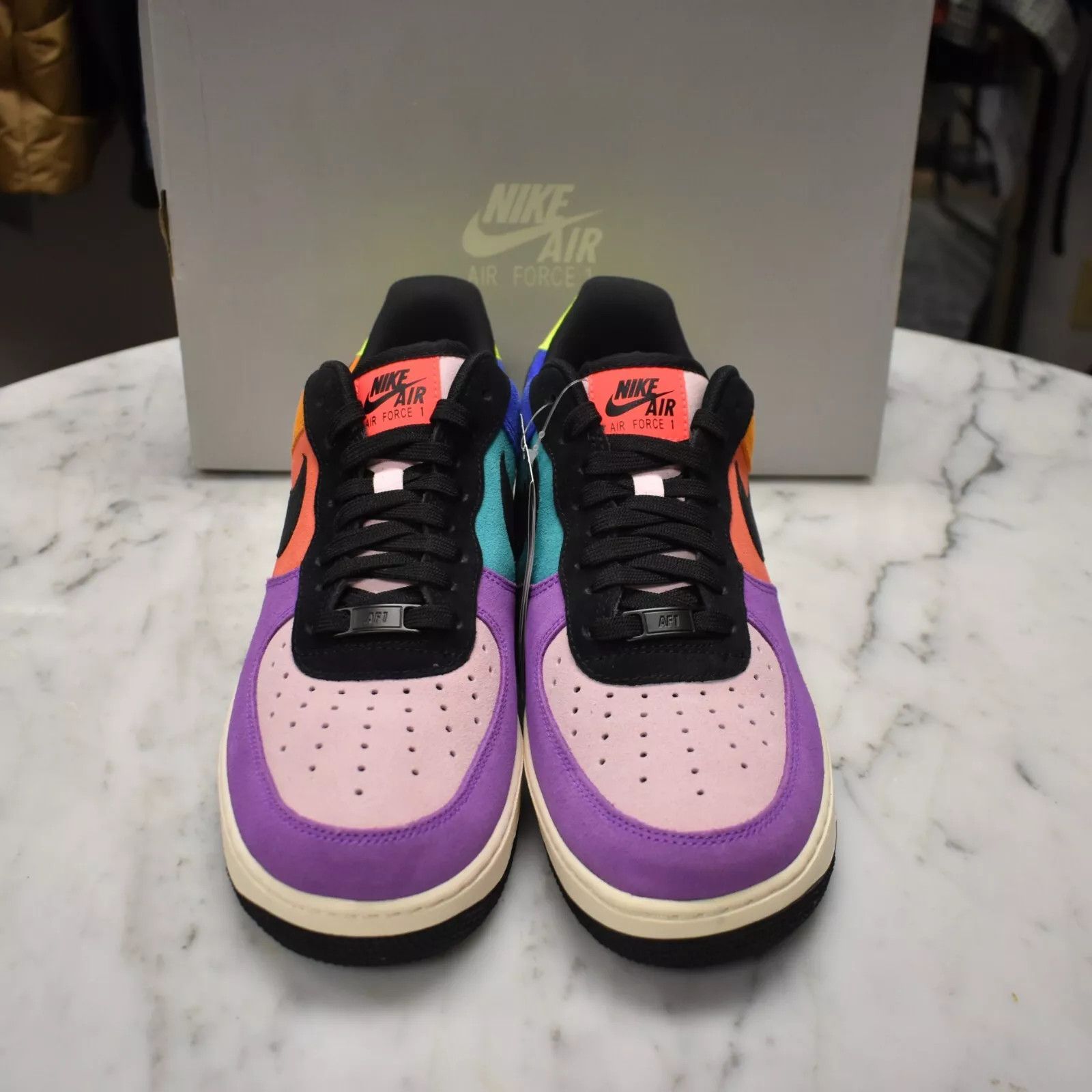 Nike × atmos Nike ATMOS Air Force 1 Pop The Street Suede Sneakers Size US 10.5 / EU 43-44 - 6 Thumbnail