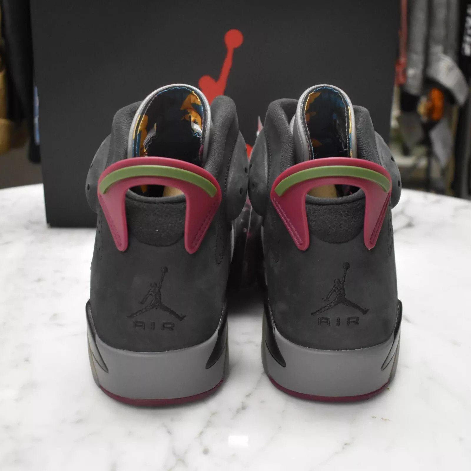 Jordan Brand × Nike Air Jordan 6 Retro Bordeaux Black Gray Sneakers 2021 Size US 9 / EU 42 - 6 Thumbnail