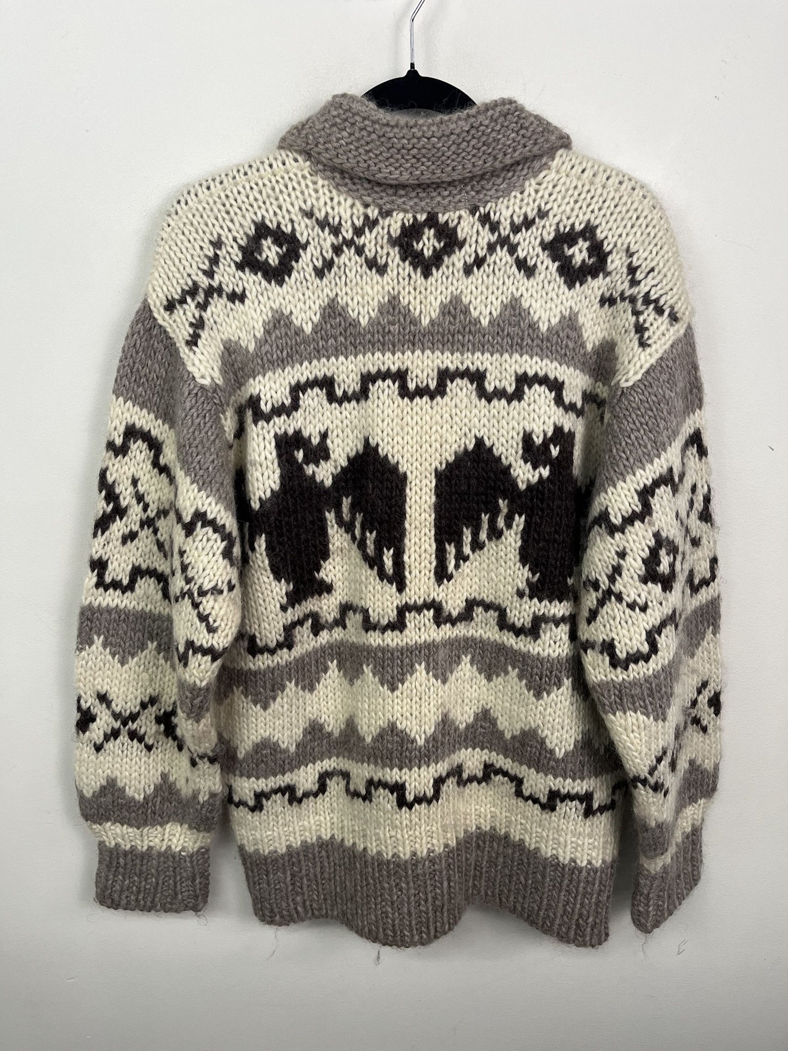 Vintage Vintage 1970s Thunderbird Cowichan Zip Thick Knit Sweater Size M Size US M / EU 48-50 / 2 - 3 Thumbnail