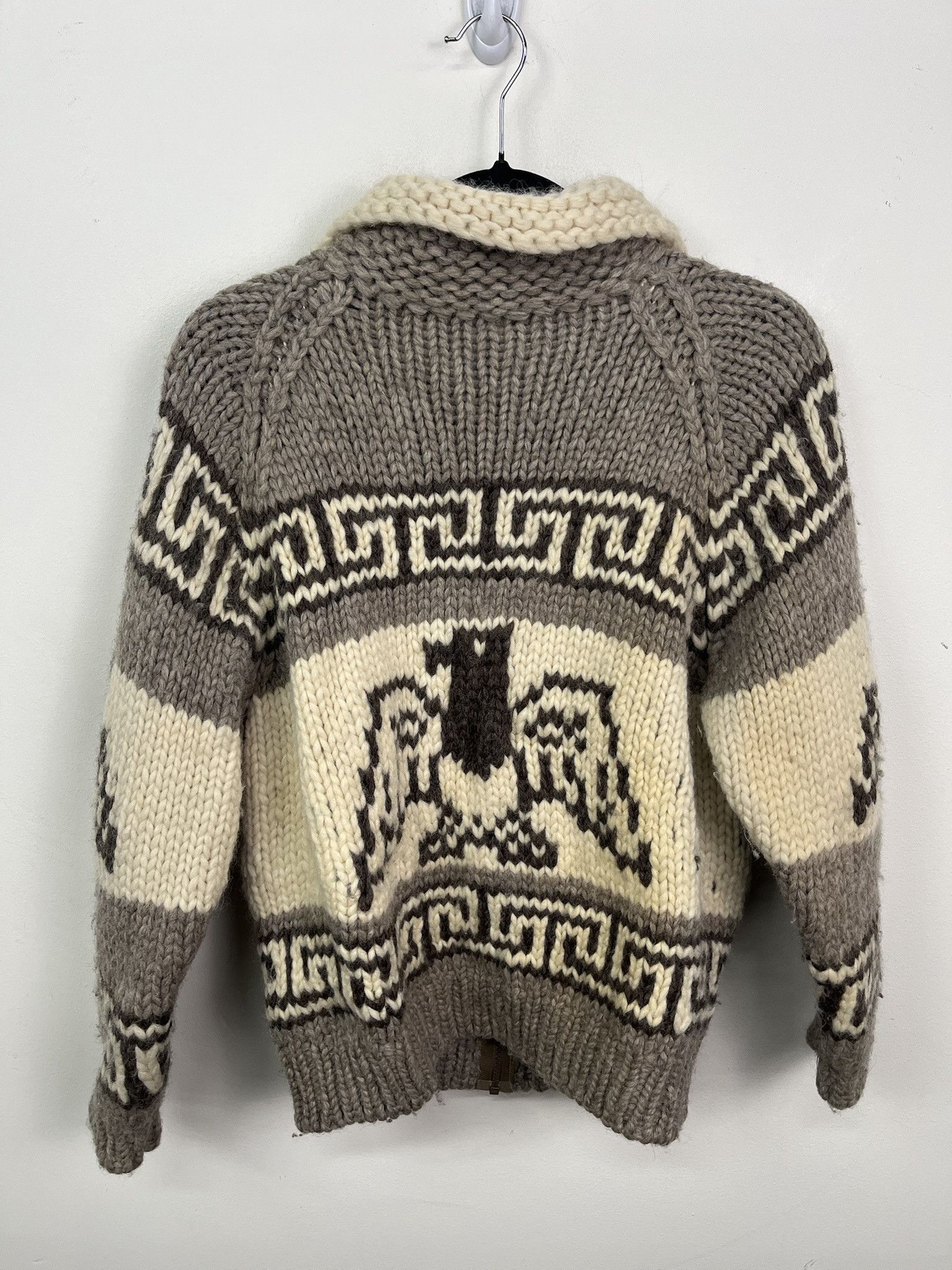 Vintage Vintage 1970s Thunderbird Cowichan Zip Thick Knit Sweater Size S Size US S / EU 44-46 / 1 - 2 Thumbnail