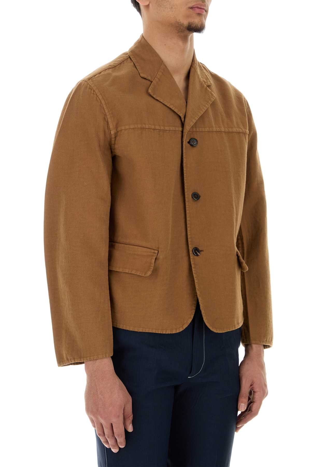 Prada Biscuit Cotton Blazer Size US M / EU 48-50 / 2 - 3 Thumbnail