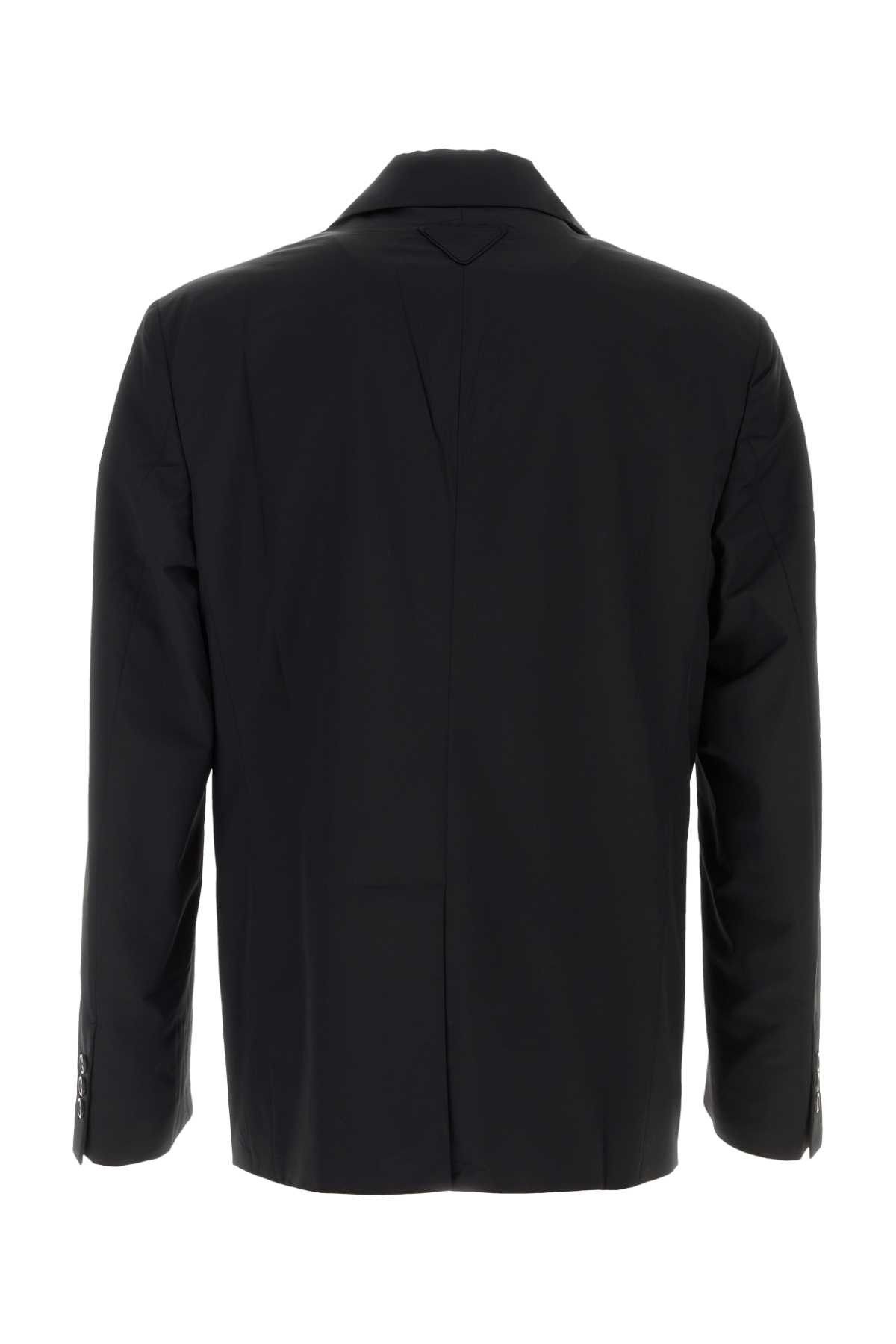 Prada Black Wool Blend Blazer Size US S / EU 44-46 / 1 - 2 Thumbnail