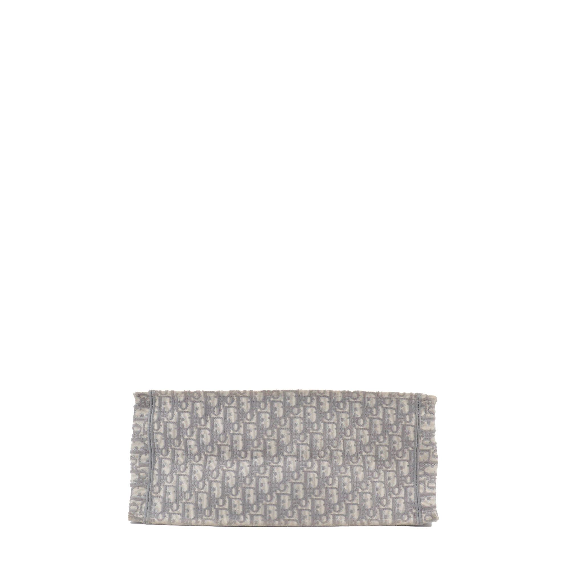 Dior DIOR - Dior Book Tote Large shopping bag in gray Dior Oblique canvas Size ONE SIZE - 4 Thumbnail