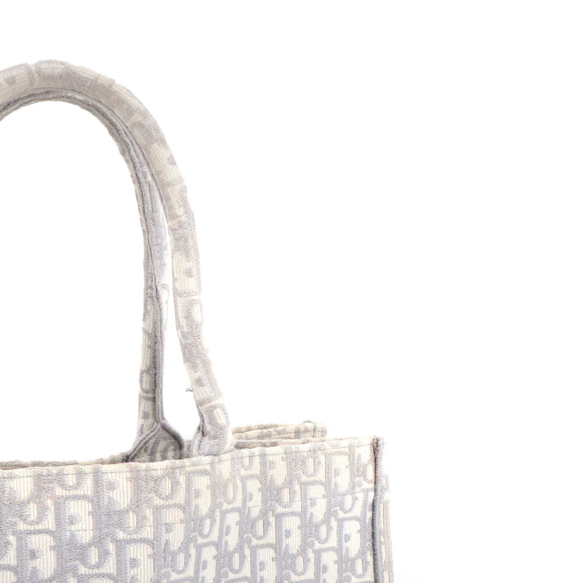 Dior DIOR - Dior Book Tote Large shopping bag in gray Dior Oblique canvas Size ONE SIZE - 7 Thumbnail