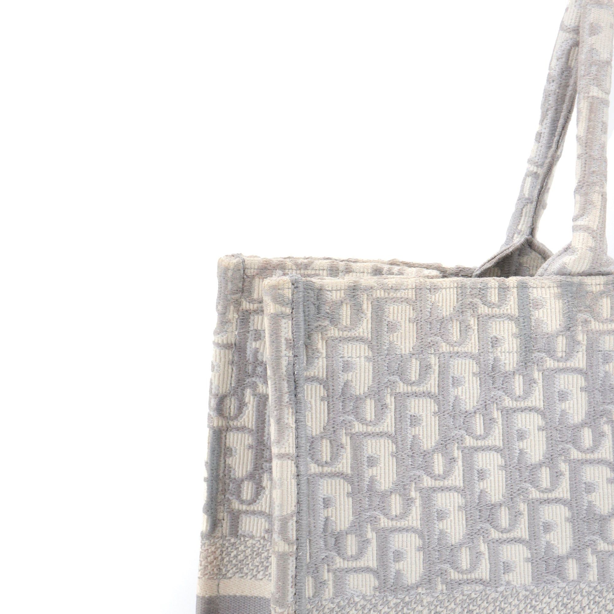 Dior DIOR - Dior Book Tote Large shopping bag in gray Dior Oblique canvas Size ONE SIZE - 5 Thumbnail