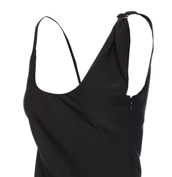 Courreges COURREGES Women Mid Skirts 125CRO538PL0147 9999 Black Size XS / US 0-2 / IT 36-38 - 3 Thumbnail
