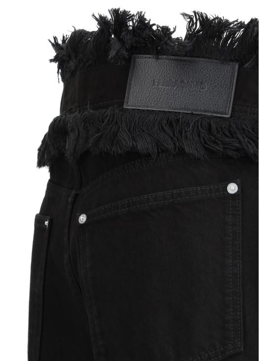 Salvatore Ferragamo SALVATORE FERRAGAMO Women Denim Pants 782632 002 BLACK Size 27" / US 4 / IT 40 - 3 Thumbnail