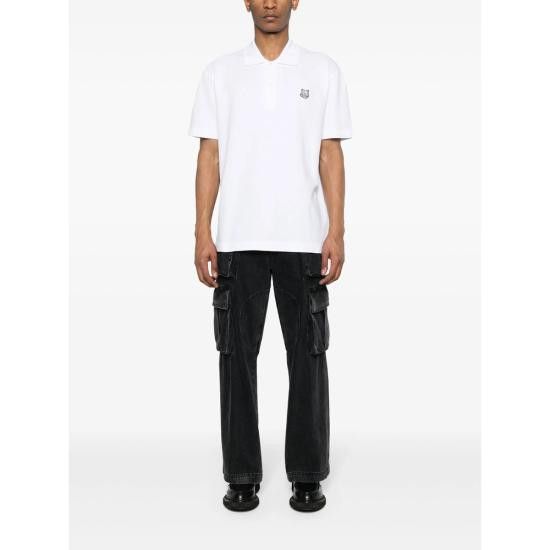 Maison Kitsune MAISON KITSUNE Men Polo Shirts MM00207KJ7010 WHITE Size US XXL / EU 58 / 5 - 5 Thumbnail