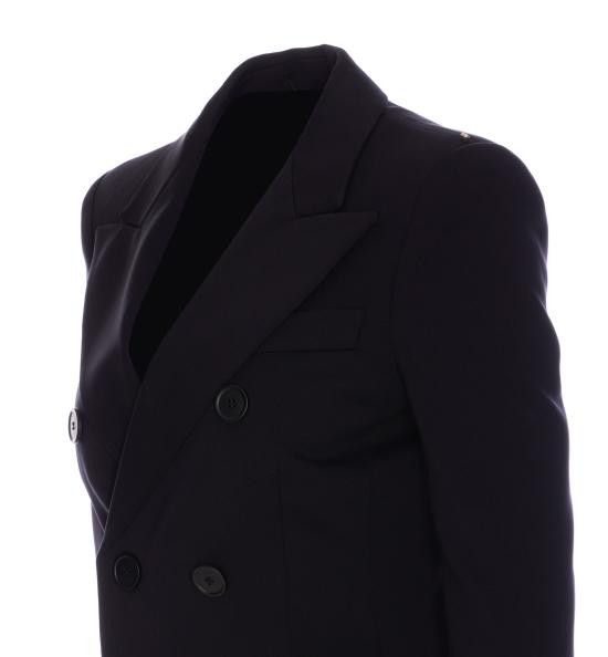 Sportmax SPORTMAX Women Jackets 2512911011600 FRIZZO 003 Black Size S / US 4 / IT 40 - 3 Thumbnail