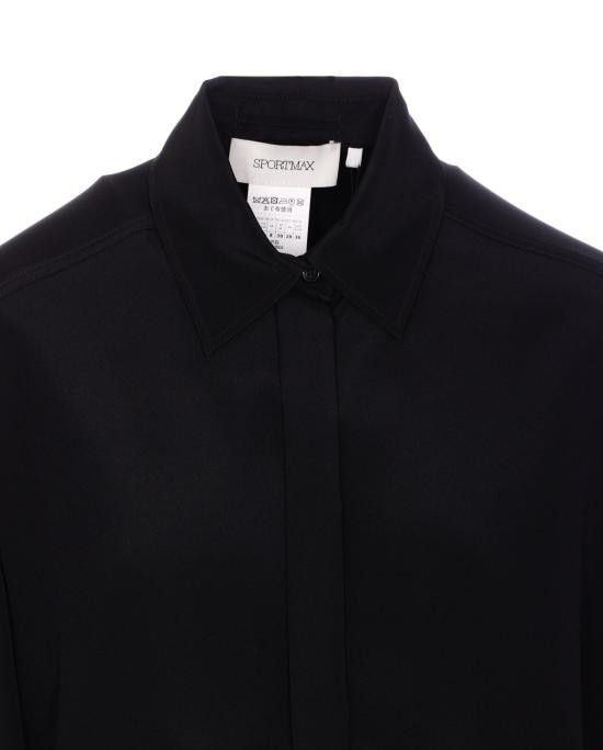 Sportmax SPORTMAX Women Mid Skirts 2512221031600 EOLIE 003 Black Size M / US 6-8 / IT 42-44 - 4 Thumbnail