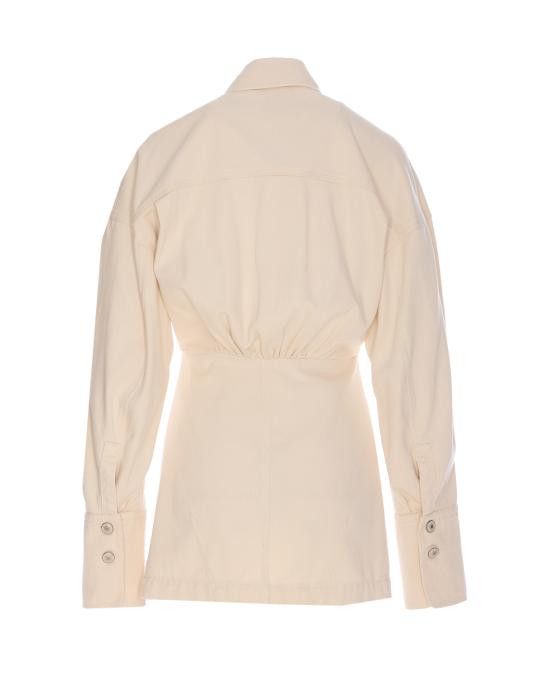 Sportmax SPORTMAX Women Shirts 2512191015600 BIBLIOS 001 Beige Size M / US 6-8 / IT 42-44 - 2 Thumbnail