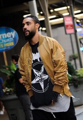 Fear of God 4th Collection Gold Bomber Jacket | Grailed