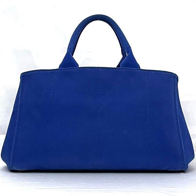 Prada PRADA Tote Bag Blue Cotton Size ONE SIZE - 3 Thumbnail