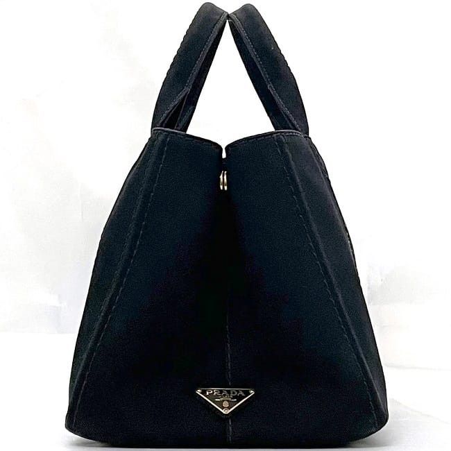 Prada PRADA Tote Bag Black Cotton Size ONE SIZE - 3 Thumbnail