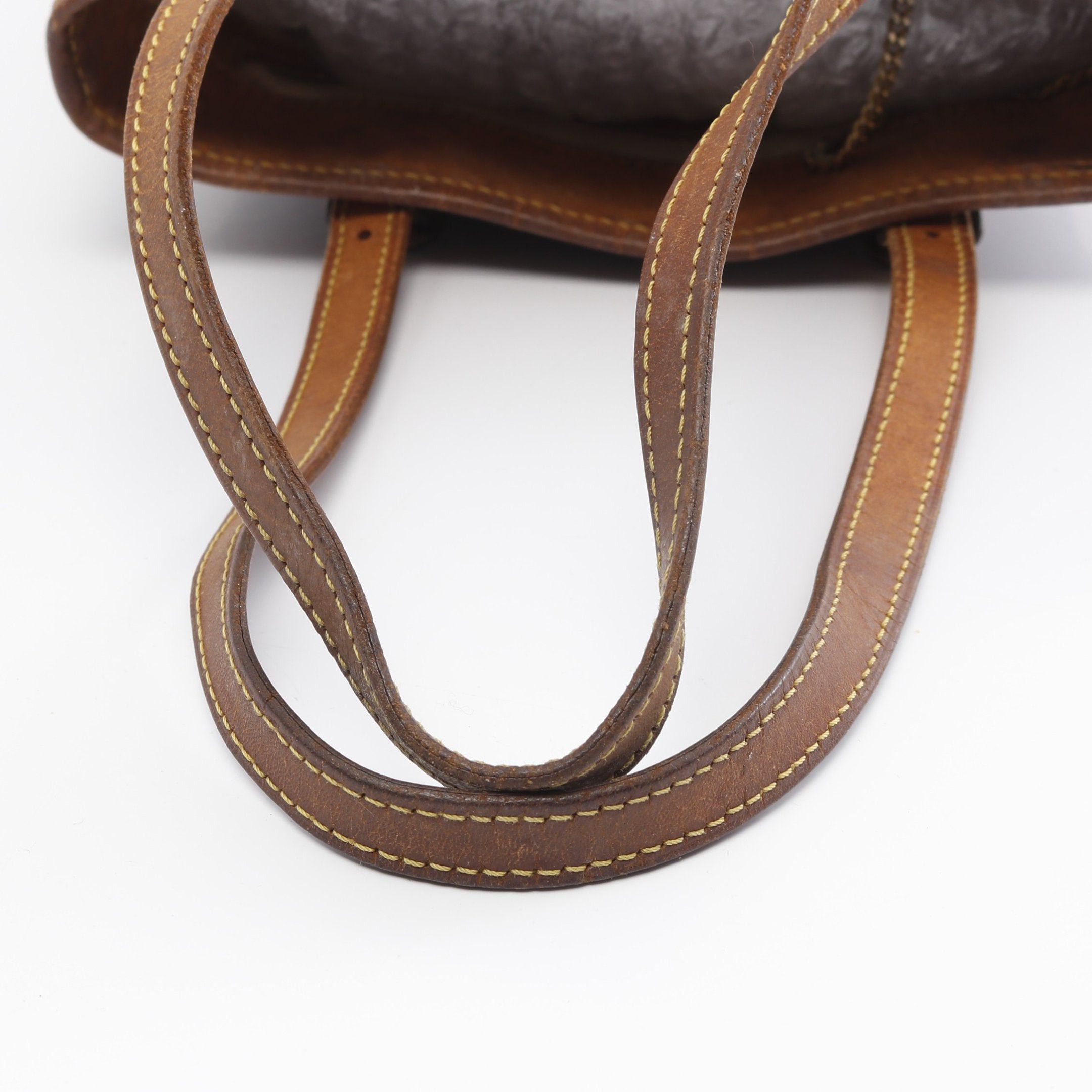 Louis Vuitton Louis Vuitton Bucket Pm Monogram Handbag Leather Brown Size ONE SIZE - 10 Thumbnail