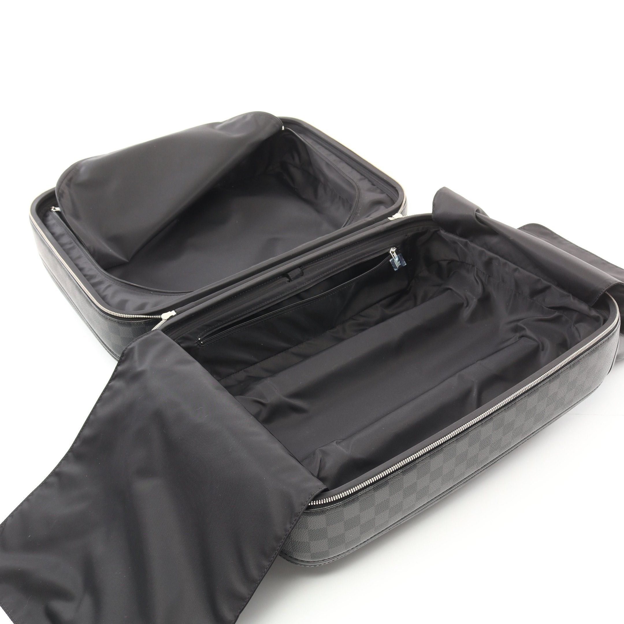 Louis Vuitton Louis Vuitton Zephyr 55 Damier Graphite Carry Case Suitcase Black Size ONE SIZE - 3 Thumbnail