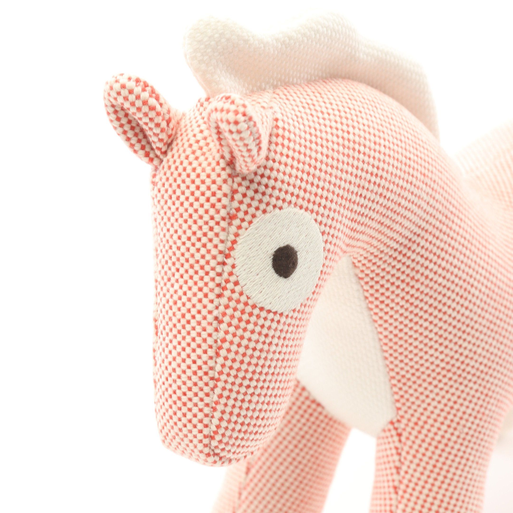 Hermes Hermes Cheval Honore Epope Stuffed Toy Interior Cotton Orange Brown White Size ONE SIZE - 5 Thumbnail