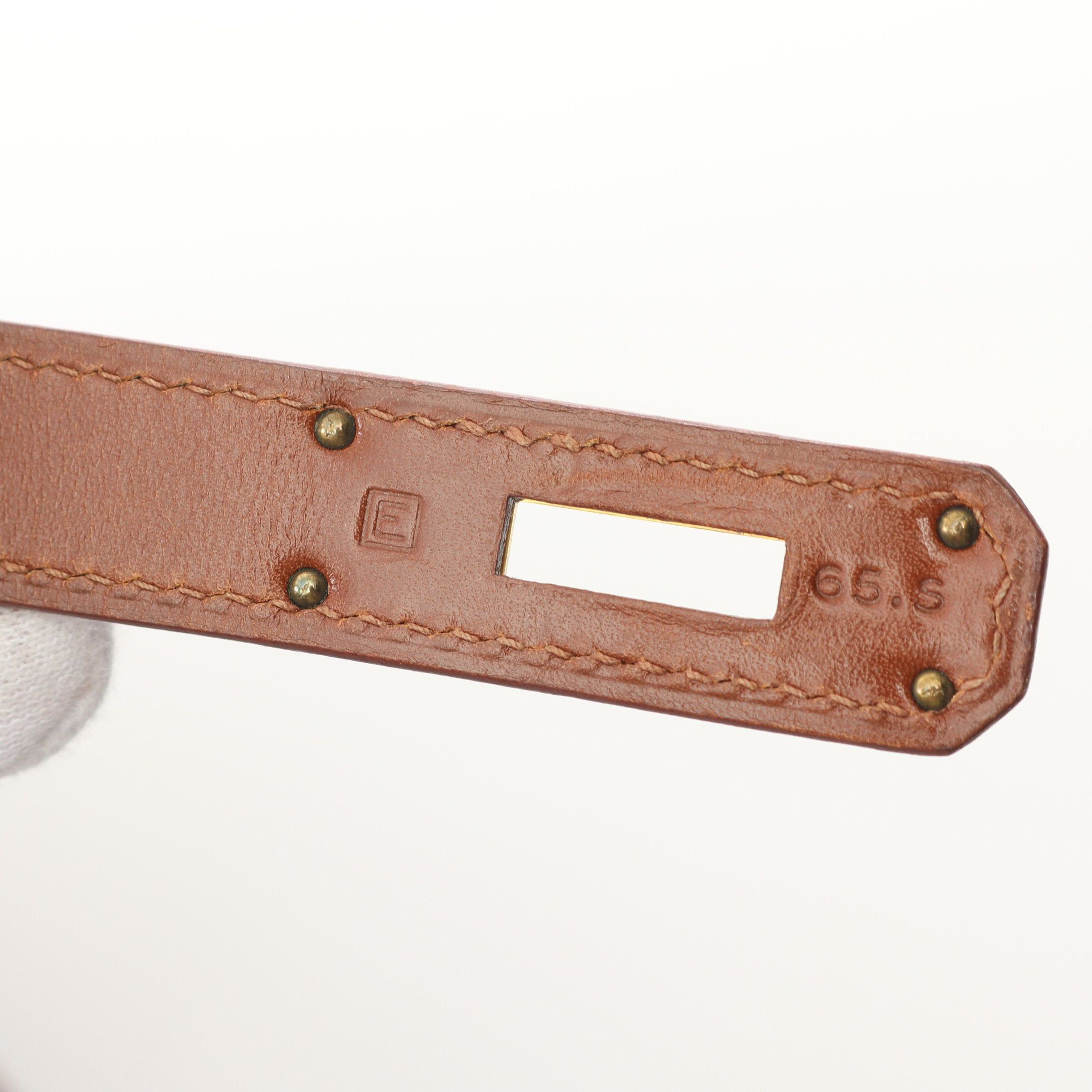 Hermes Hermes Kelly35 Noisette Handbag Box Calf Brown Gold Hardware Outside Sewing Stamp Size ONE SIZE - 5 Thumbnail