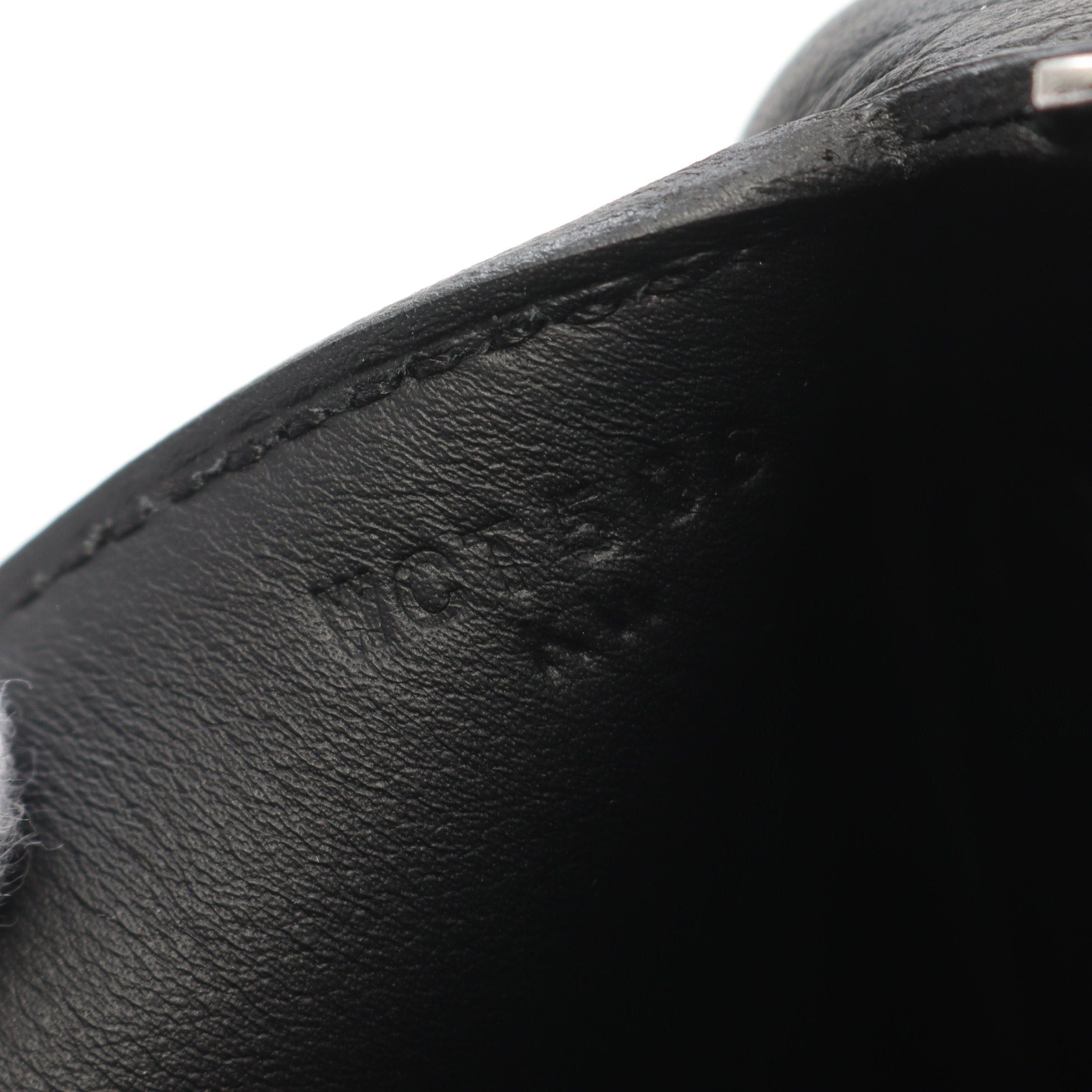 Hermes Hermes Lindy Mini Shoulder Bag Clemence Leather Black Silver Hardware Double Engraved Size ONE SIZE - 5 Thumbnail