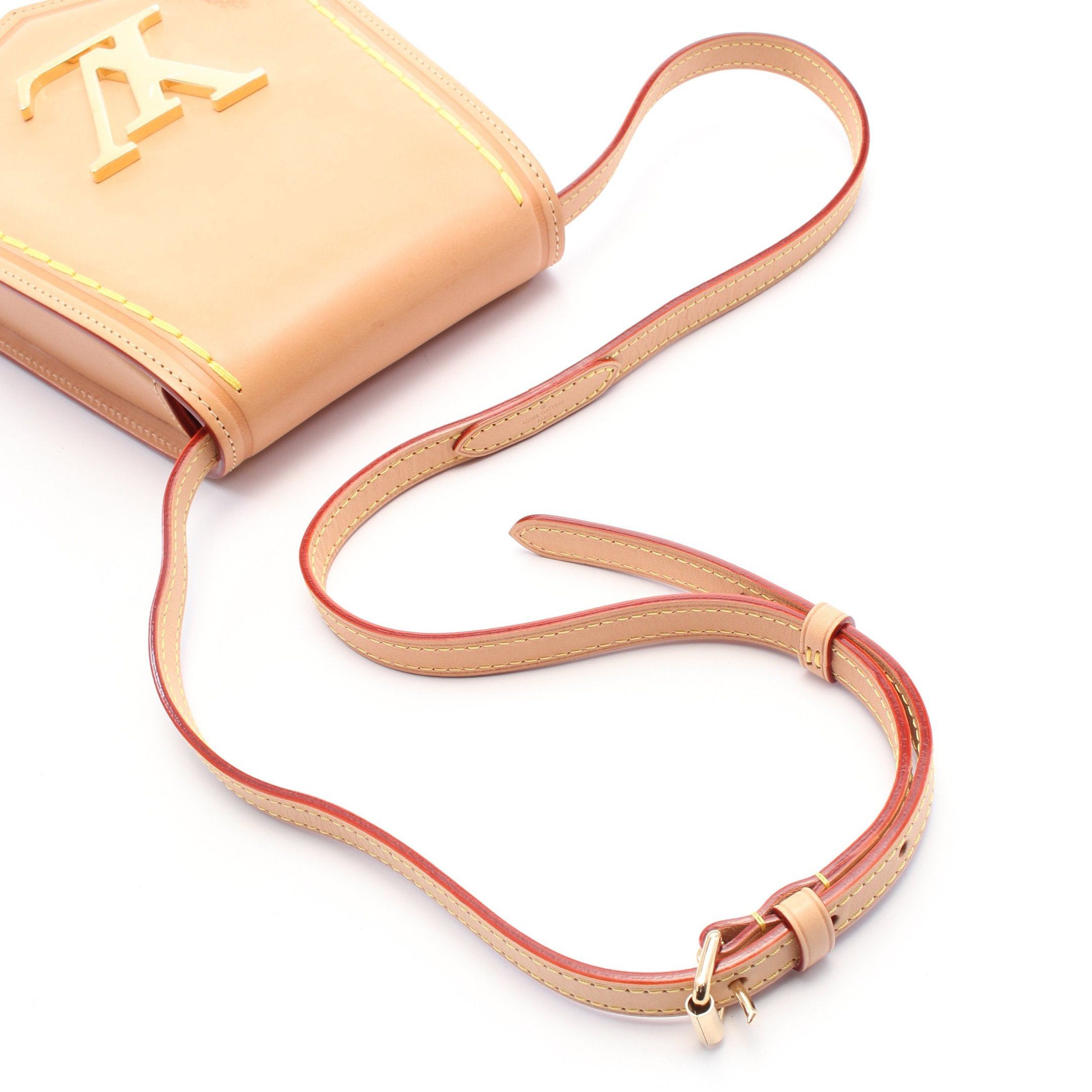 Louis Vuitton Louis Vuitton Keibel Xl Pm Shoulder Bag Leather Beige Size ONE SIZE - 8 Thumbnail
