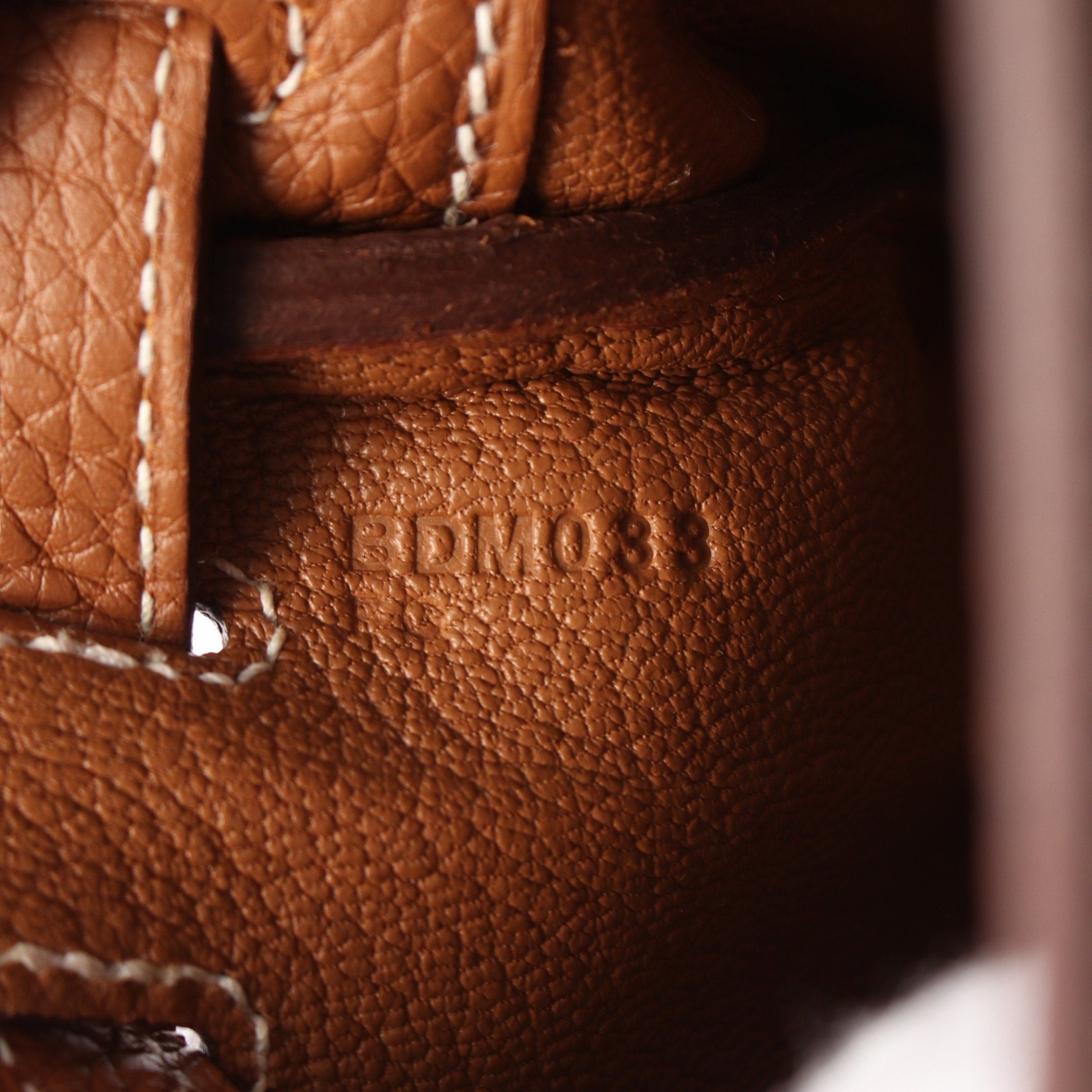 Hermes Hermes Kelly 25 Gold Handbag Togo Brown Silver Hardware Inner Stitch B Stamp Size ONE SIZE - 5 Thumbnail