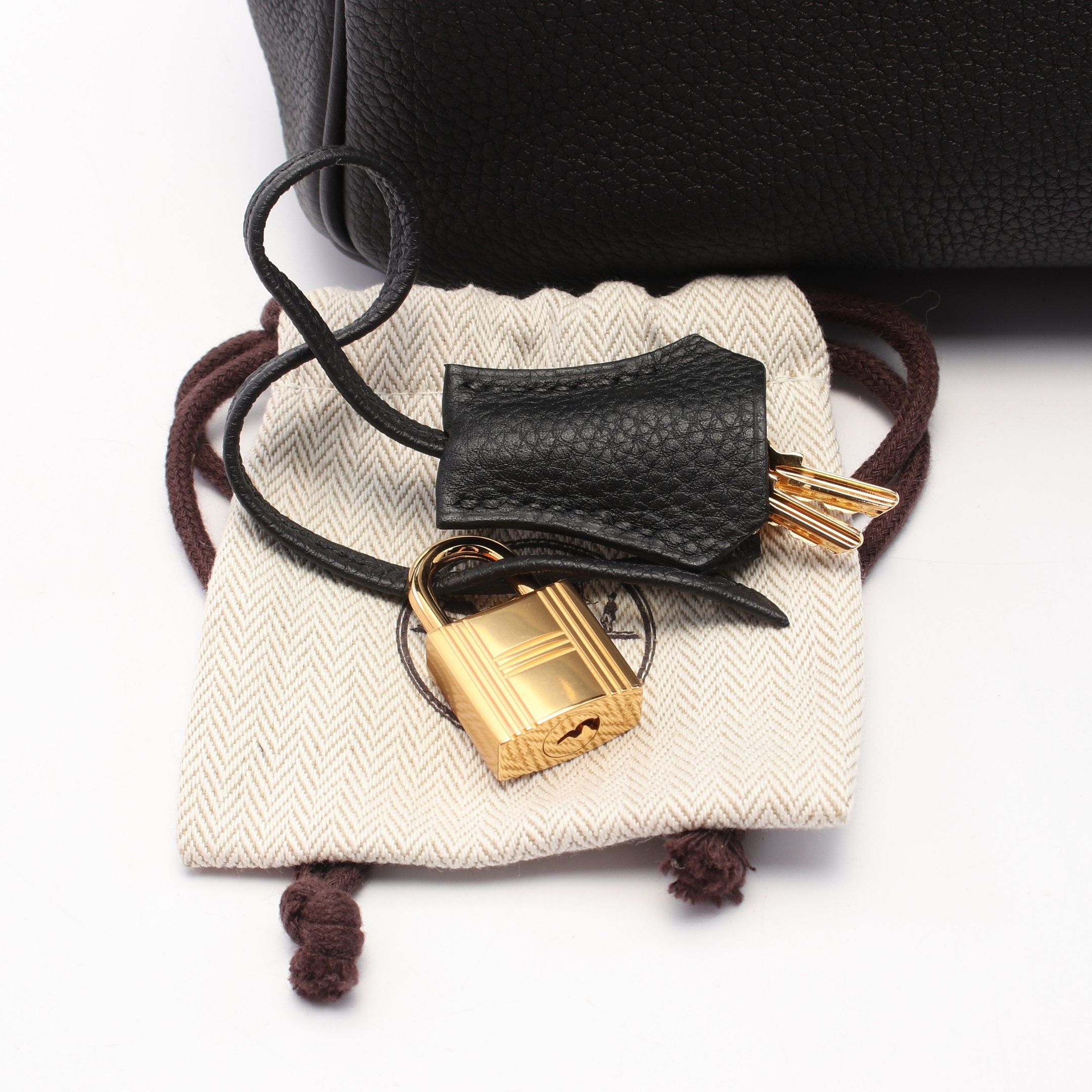 Hermes Hermes Birkin 30 Handbag Togo Black Gold Hardware Z Stamp Size ONE SIZE - 6 Thumbnail