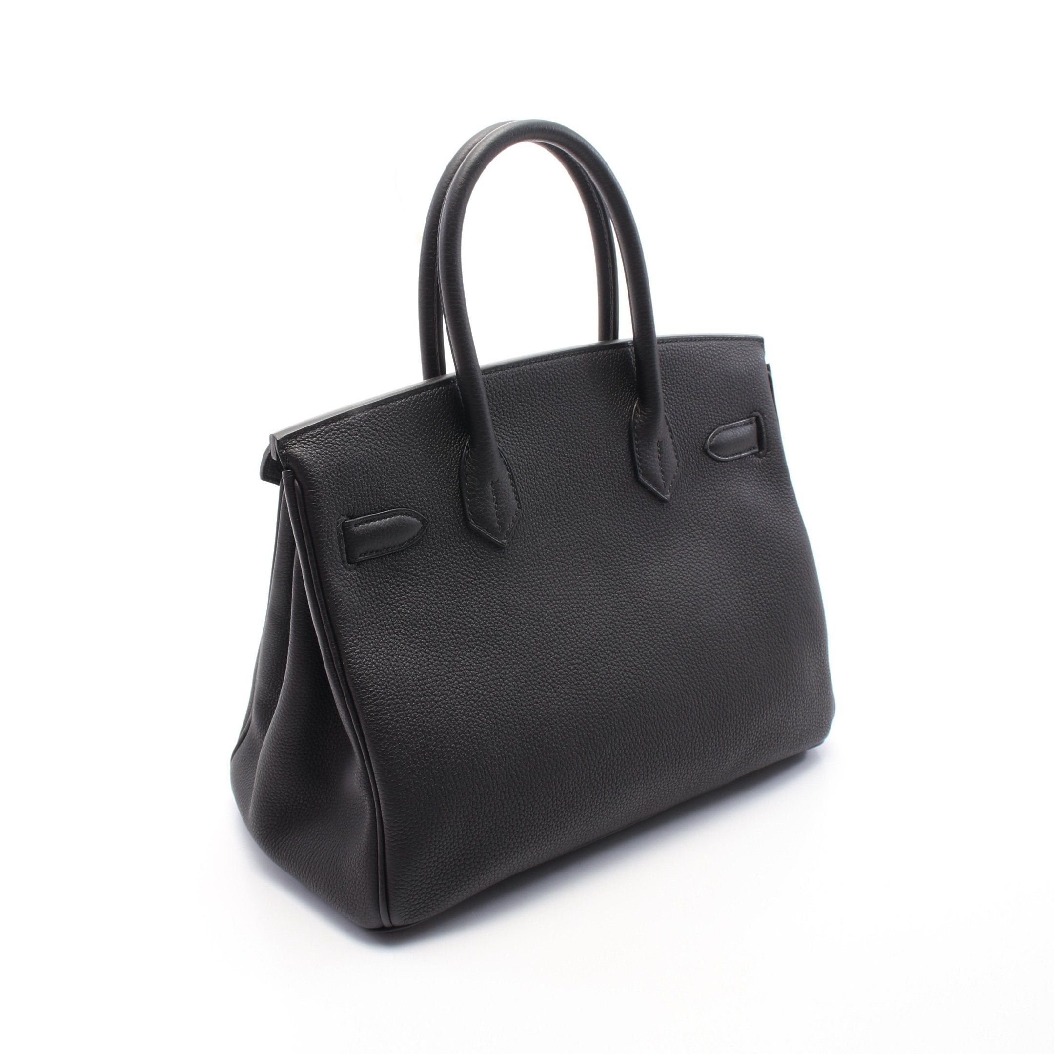 Hermes Hermes Birkin 30 Handbag Togo Black Gold Hardware Z Stamp Size ONE SIZE - 2 Thumbnail