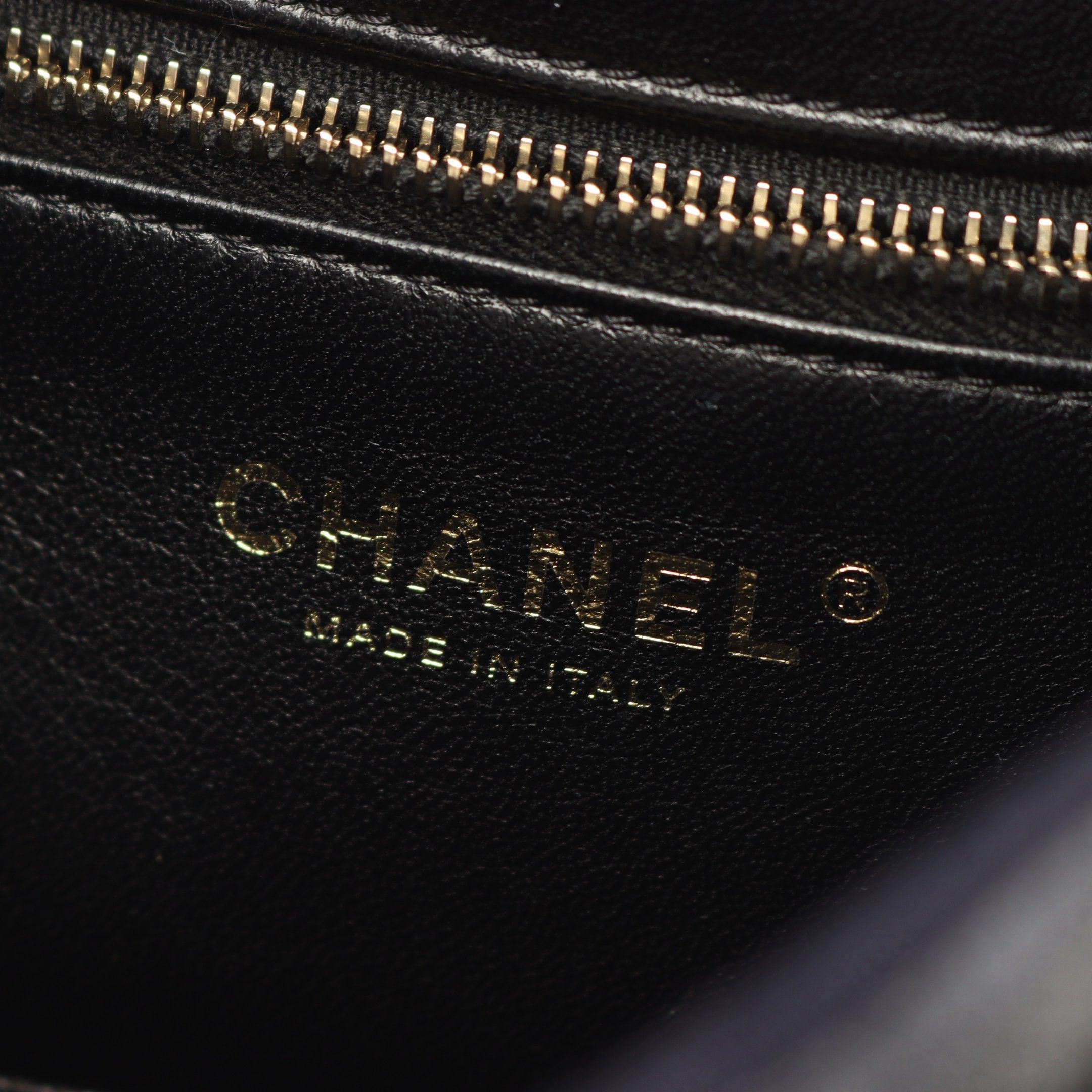 Chanel Chanel Coco Mark Chain Shoulder Bag Lambskin Black Gold Hardware Size ONE SIZE - 4 Thumbnail
