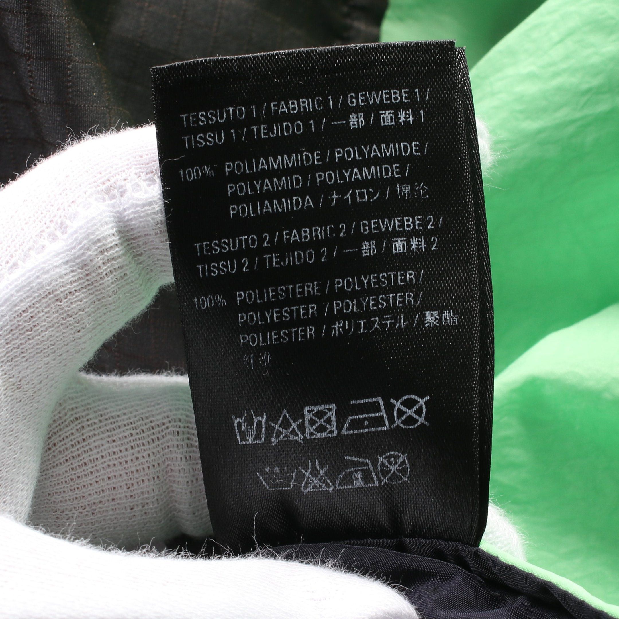 Balenciaga Balenciaga Nylon Jacket Black Light Green Size ONE SIZE - 5 Thumbnail