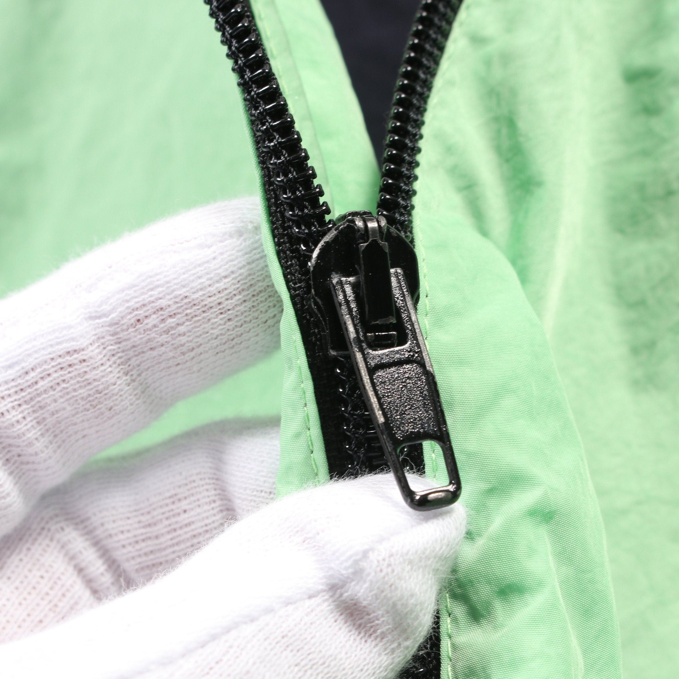 Balenciaga Balenciaga Nylon Jacket Black Light Green Size ONE SIZE - 11 Thumbnail