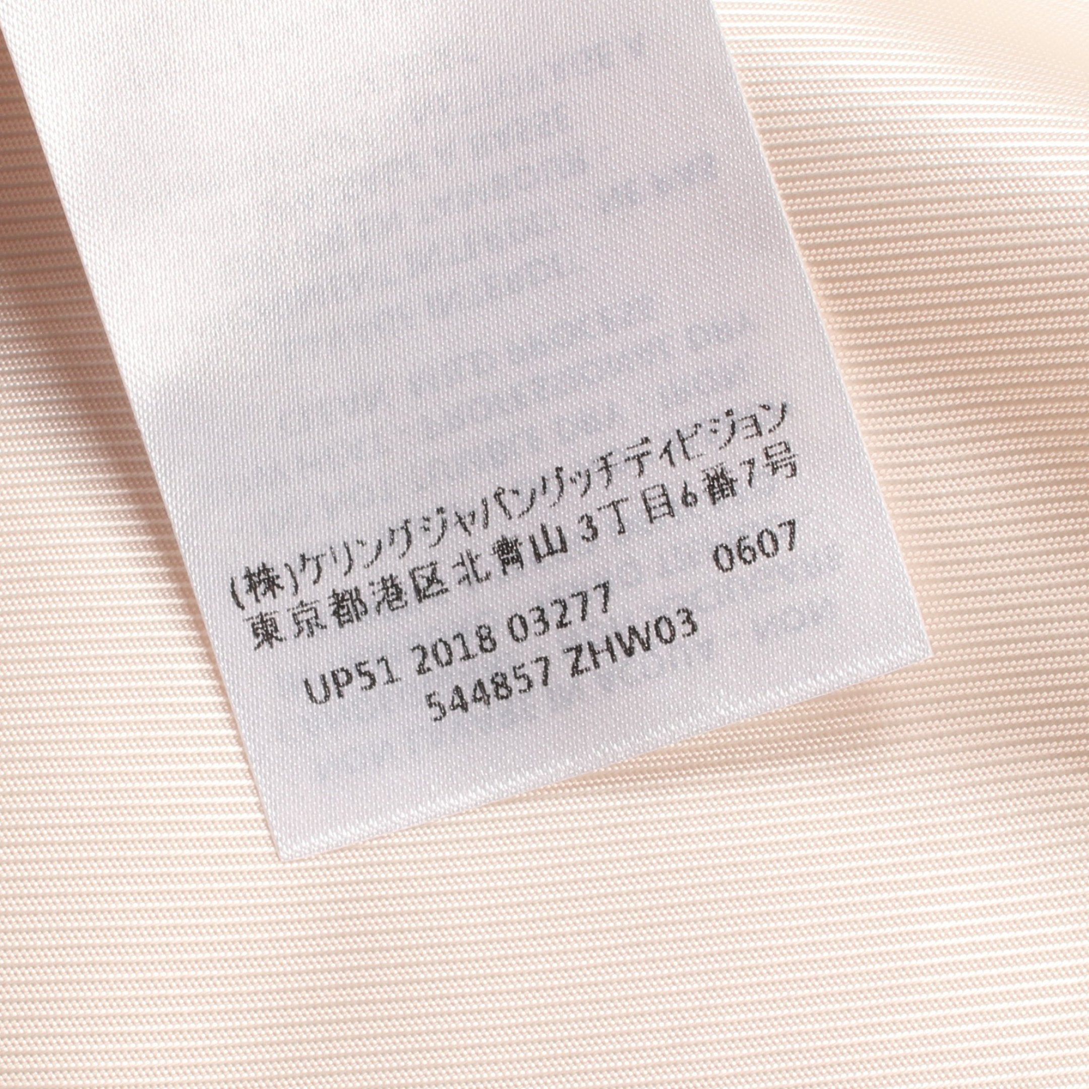 Gucci Gucci Wool Removable Bow Cuffs Collar Coat Silk Pink Size ONE SIZE - 4 Thumbnail