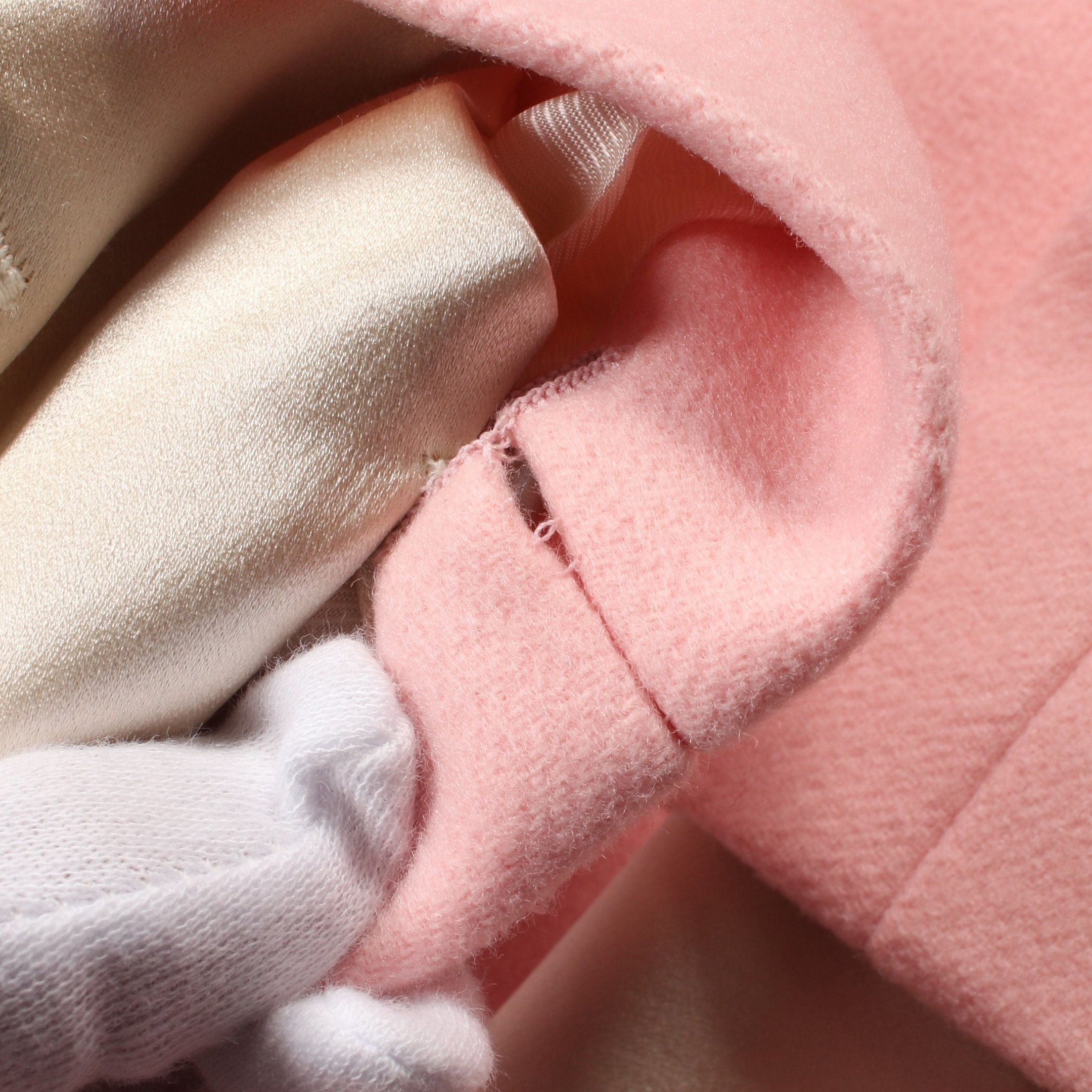 Gucci Gucci Wool Removable Bow Cuffs Collar Coat Silk Pink Size ONE SIZE - 10 Thumbnail
