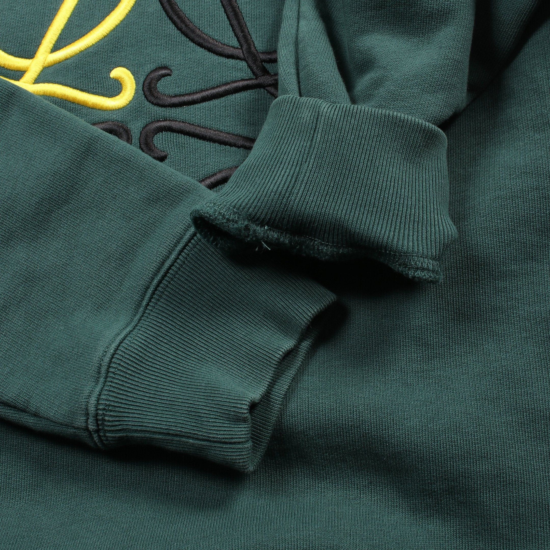 Loewe Loewe Anagram Sweatshirt Cotton Green Size ONE SIZE - 6 Thumbnail