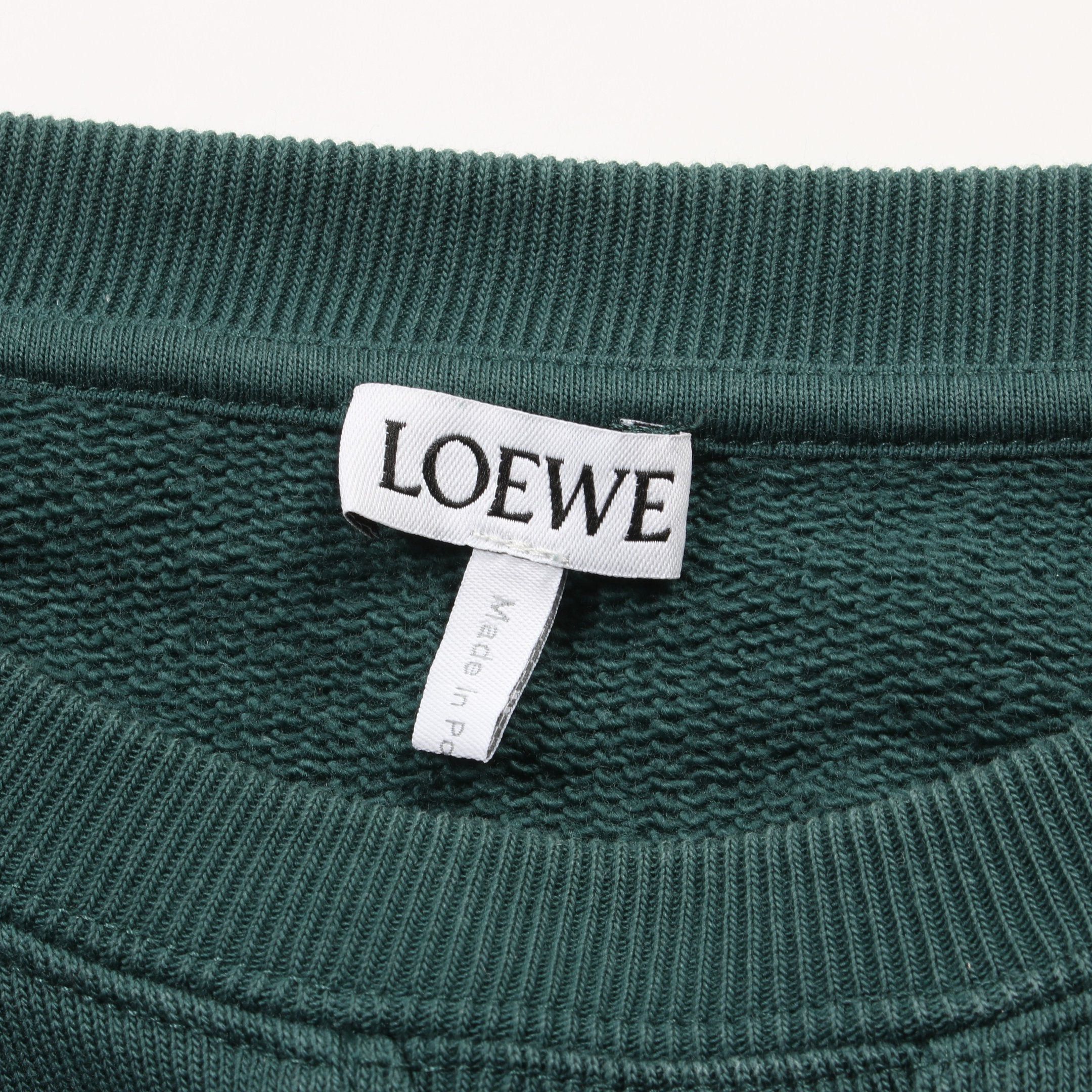 Loewe Loewe Anagram Sweatshirt Cotton Green Size ONE SIZE - 3 Thumbnail