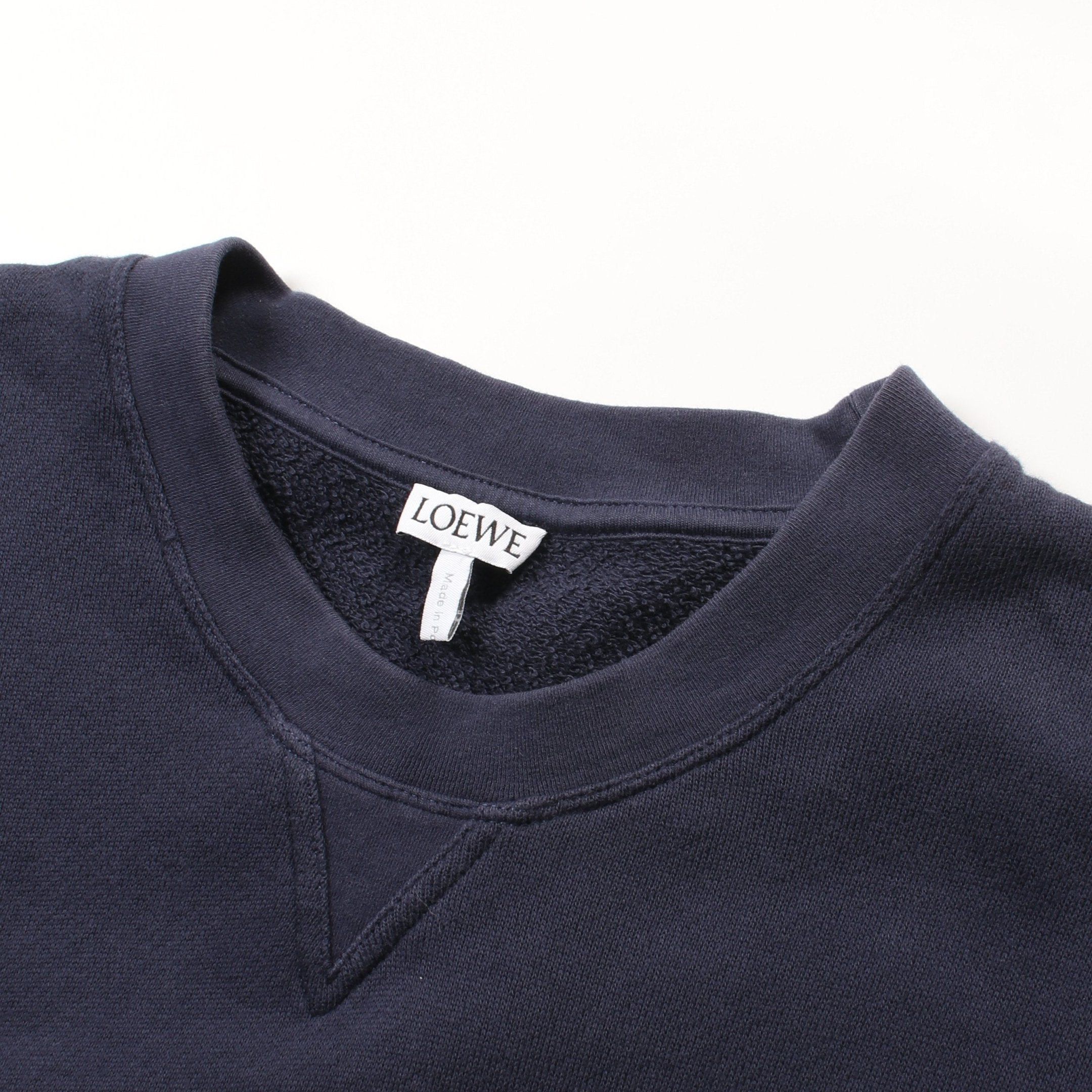 Loewe Loewe Anagram Sweatshirt Cotton Silk Navy Size ONE SIZE - 13 Thumbnail