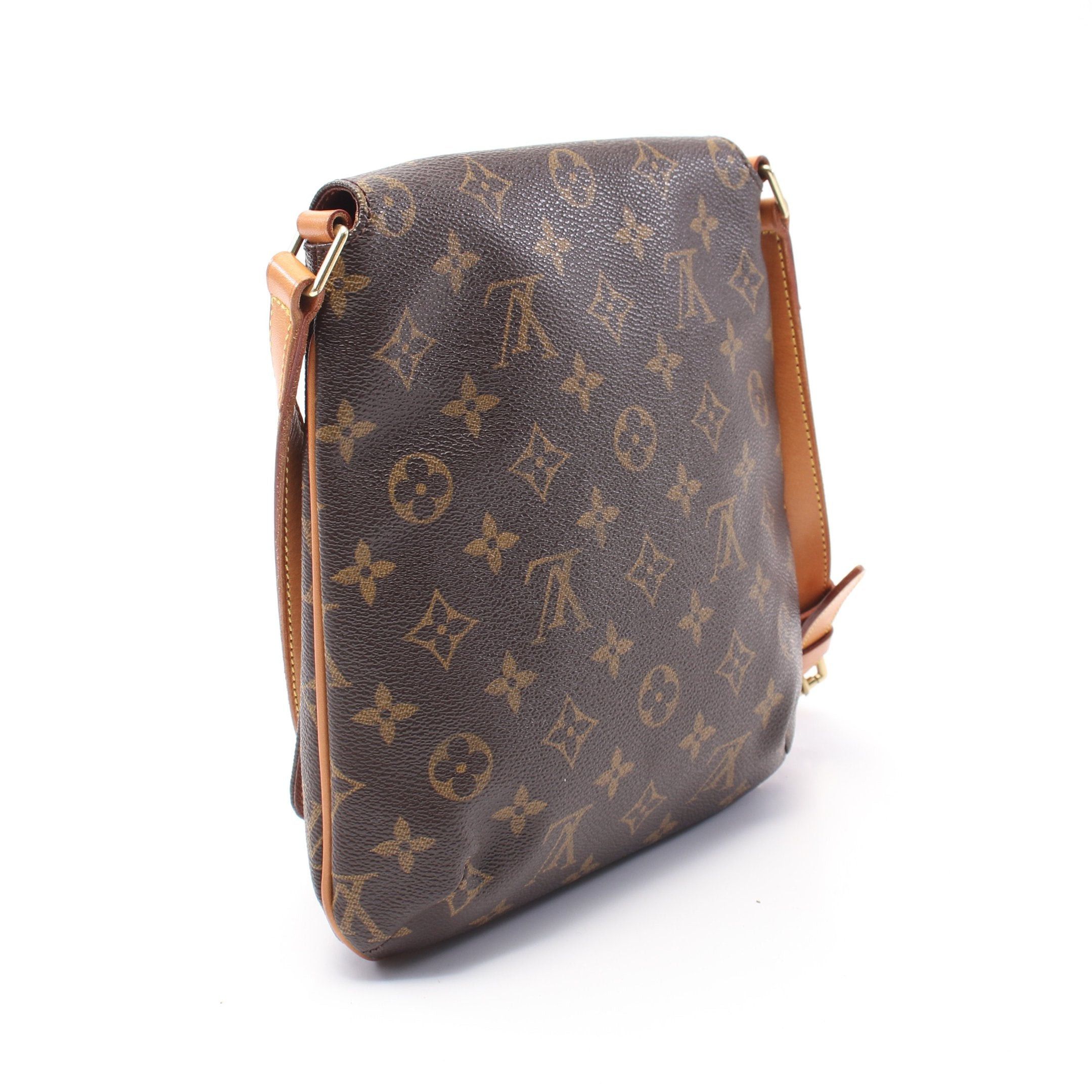 Louis Vuitton Louis Vuitton Musette Salsa Short Strap Monogram Shoulder Bag Leather Brown Size ONE SIZE - 2 Thumbnail