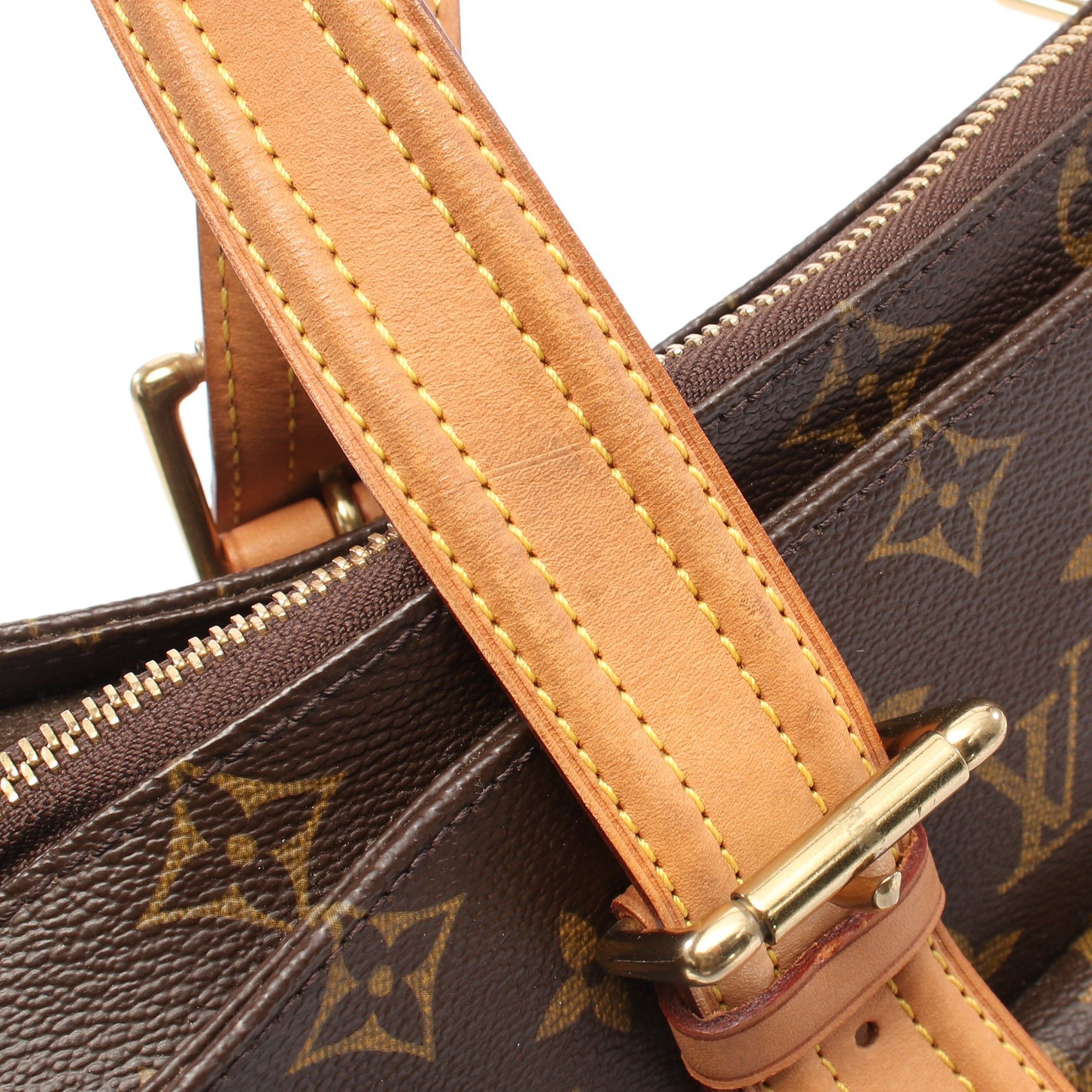 Louis Vuitton Louis Vuitton Multi-Priest Monogram Handbag Leather Brown Size ONE SIZE - 10 Thumbnail