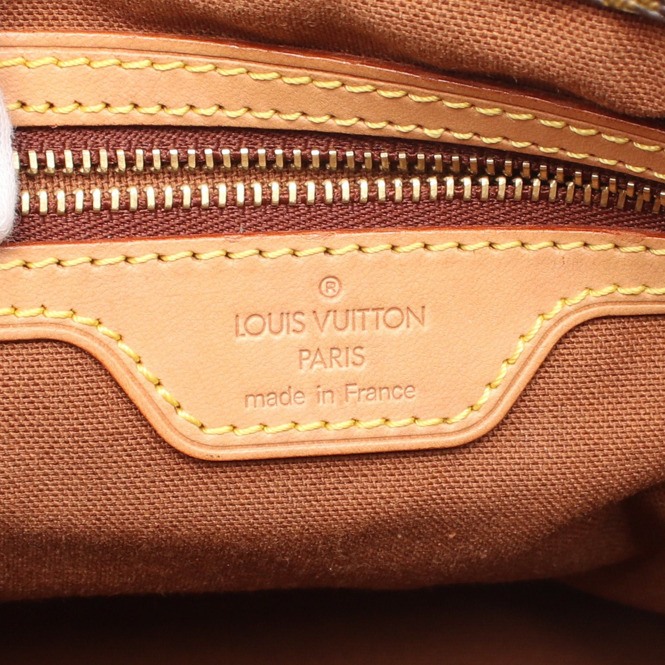 Louis Vuitton Louis Vuitton Cabas Piano Monogram Shoulder Bag Leather Brown Size ONE SIZE - 4 Thumbnail