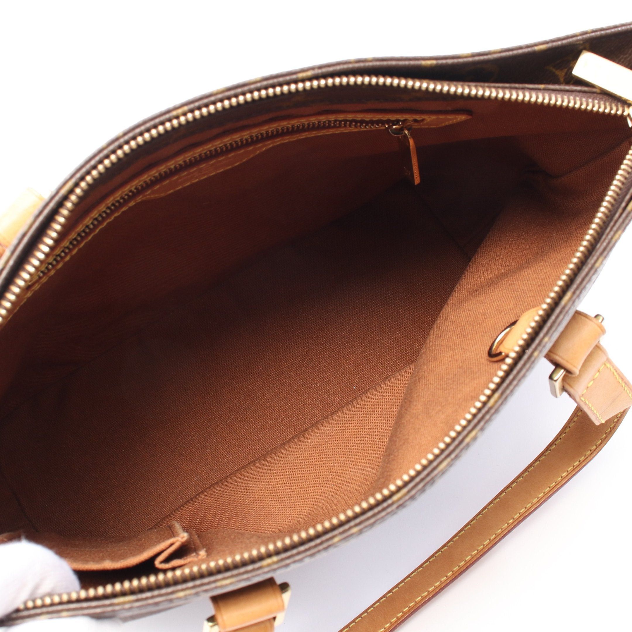 Louis Vuitton Louis Vuitton Cabas Piano Monogram Shoulder Bag Leather Brown Size ONE SIZE - 3 Thumbnail