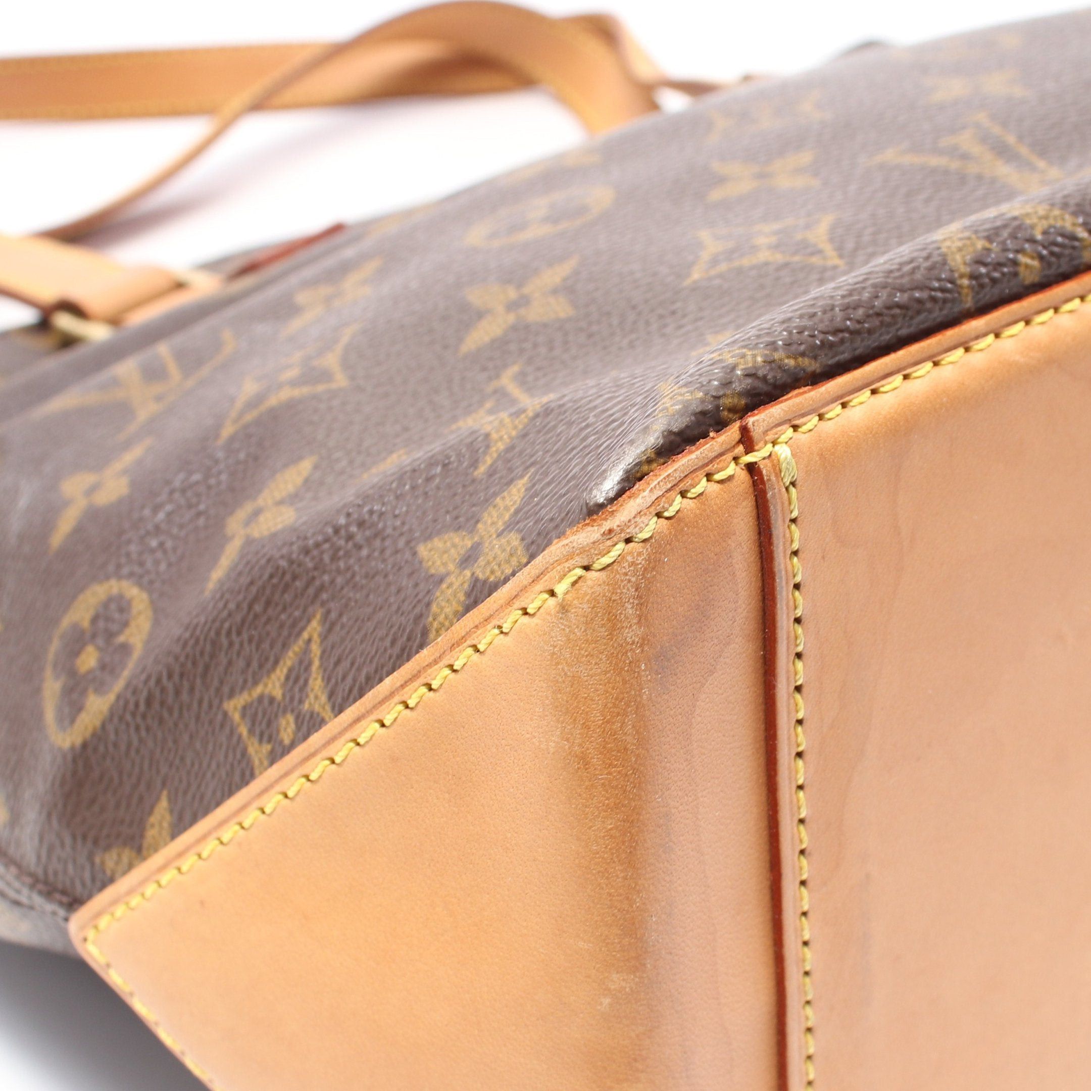 Louis Vuitton Louis Vuitton Cabas Piano Monogram Shoulder Bag Leather Brown Size ONE SIZE - 11 Thumbnail