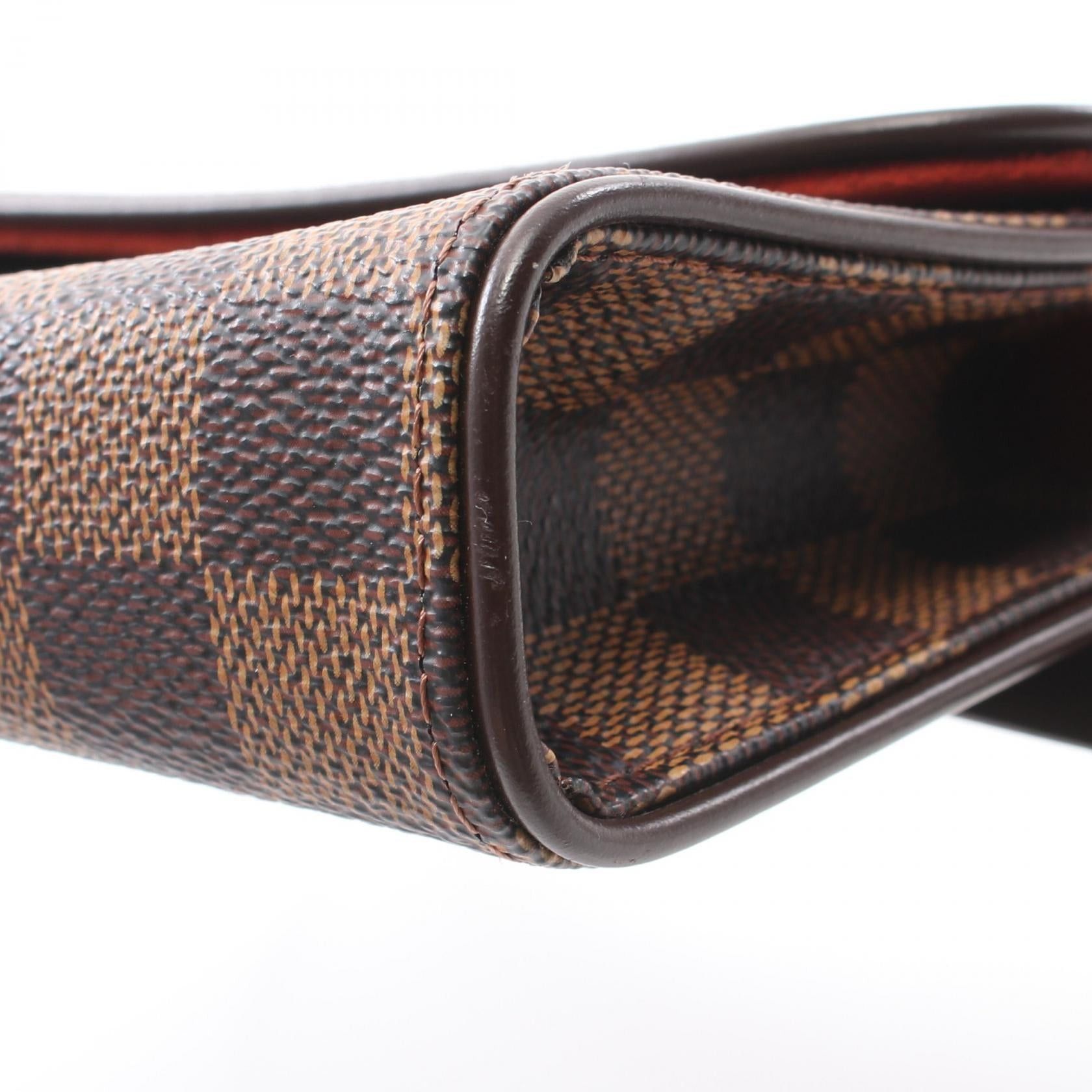 Louis Vuitton Louis Vuitton Pochette Florentine Damier Ebene Body Bag Waist Leather Brown With Xs Size Belt Sp Order Size ONE SIZE - 6 Thumbnail