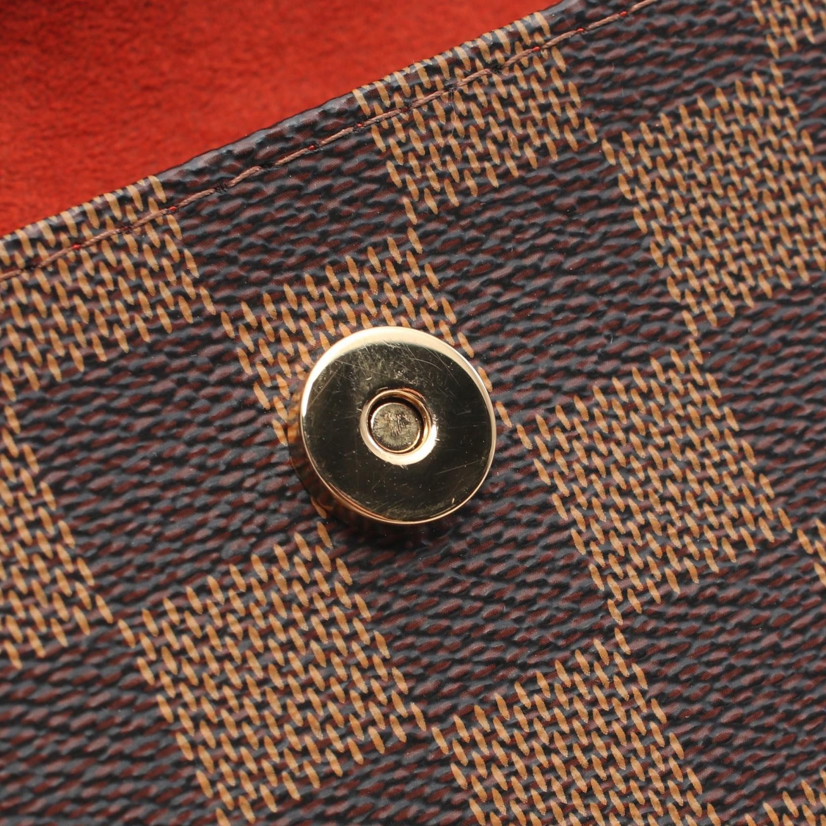Louis Vuitton Louis Vuitton Pochette Florentine Damier Ebene Body Bag Waist Leather Brown With Xs Size Belt Sp Order Size ONE SIZE - 9 Thumbnail