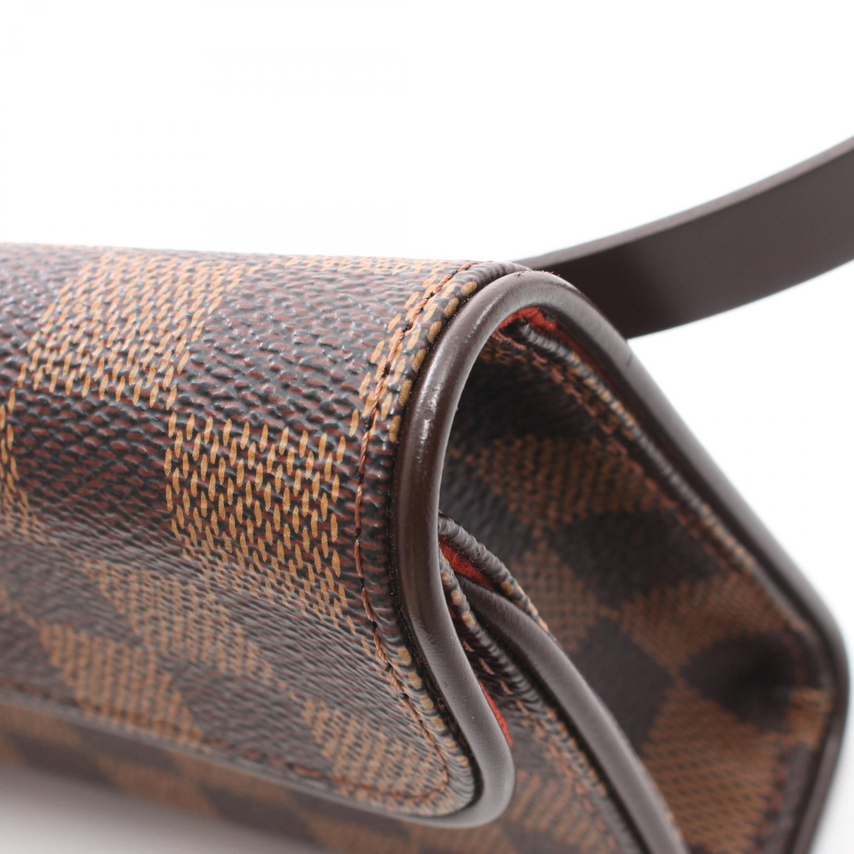 Louis Vuitton Louis Vuitton Pochette Florentine Damier Ebene Body Bag Waist Leather Brown With Xs Size Belt Sp Order Size ONE SIZE - 8 Thumbnail