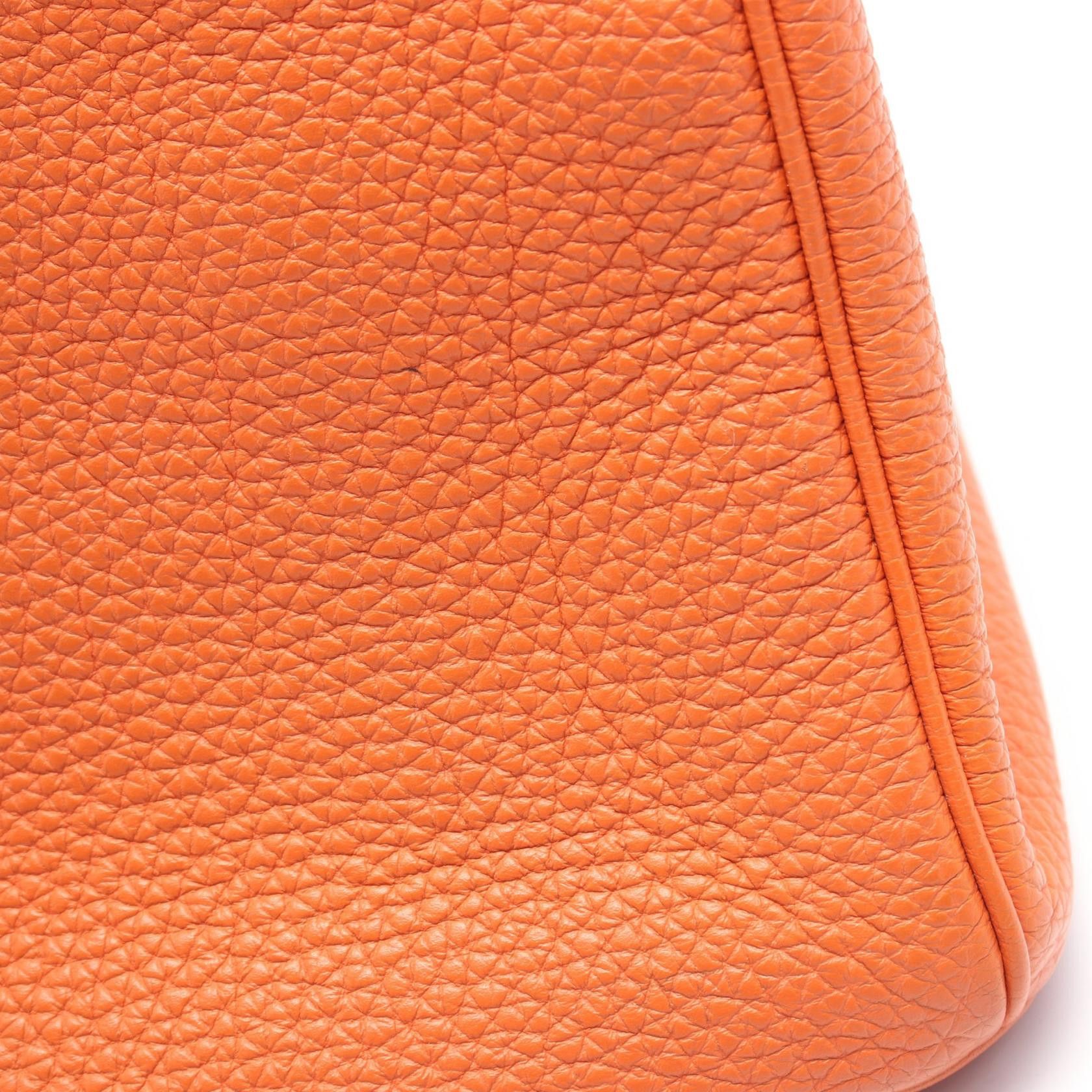 Hermes Hermes Birkin 30 Feu Handbag Togo Orange Gold Hardware □ R Stamp Size ONE SIZE - 10 Thumbnail