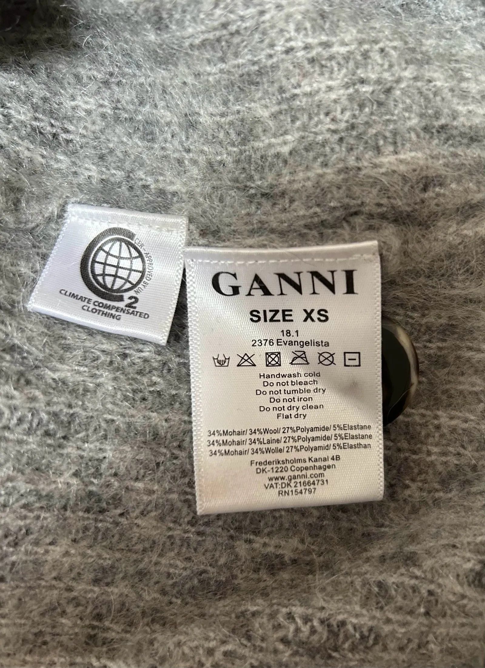 Ganni Ganni Evangelista Cardigan Size XS / US 0-2 / IT 36-38 - 4 Thumbnail