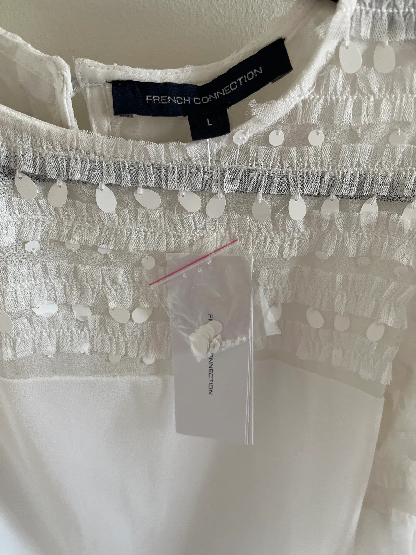 French Connection French Connection Blouse Size L / US 10 / IT 46 - 2 Thumbnail