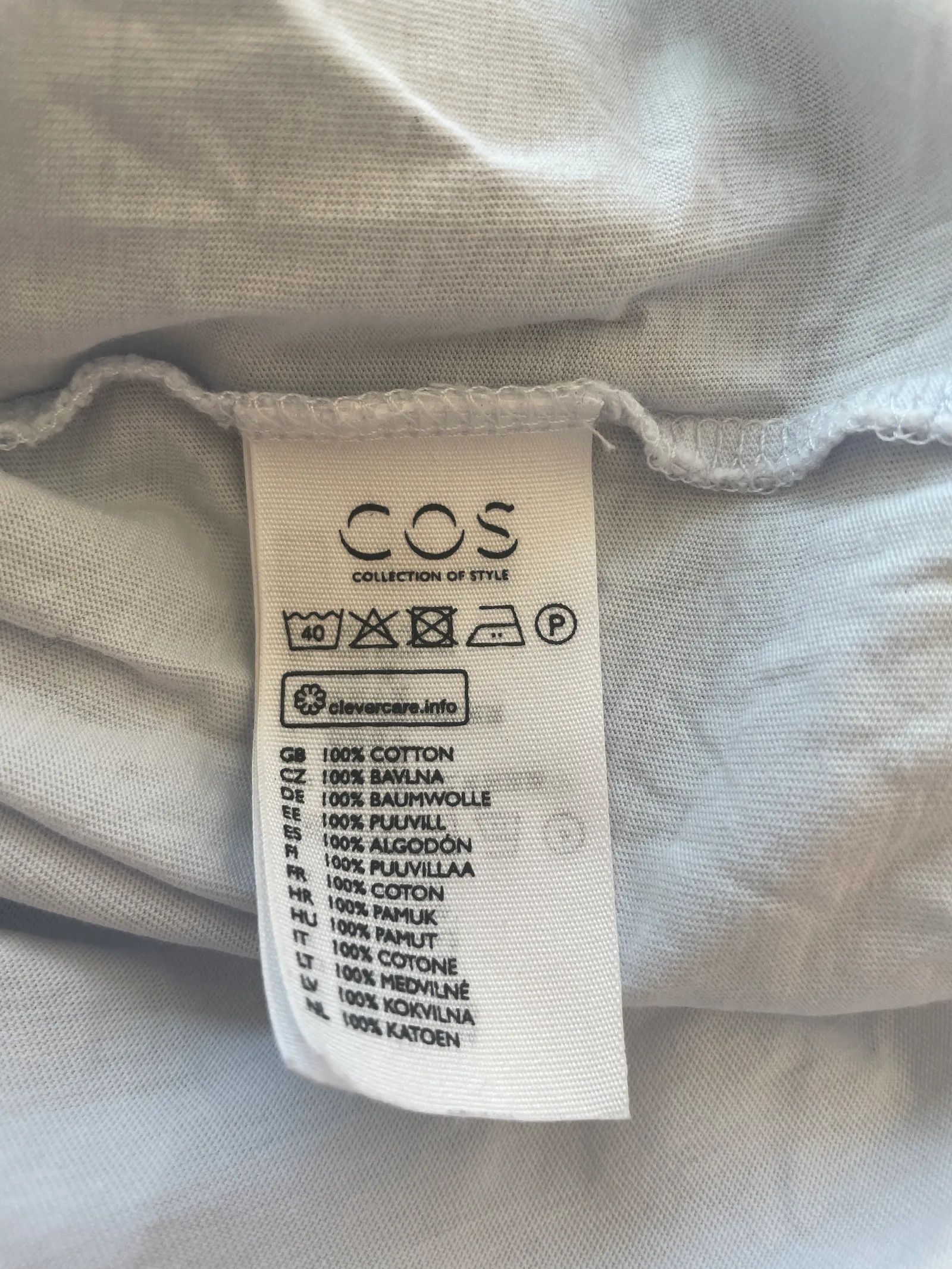 Cos Cos Short Sleeve T-shirt Size S / US 4 / IT 40 - 3 Thumbnail